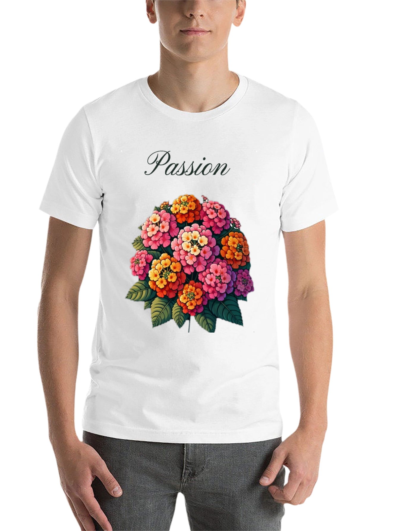 Black Passion Flower T-Shirt view 14