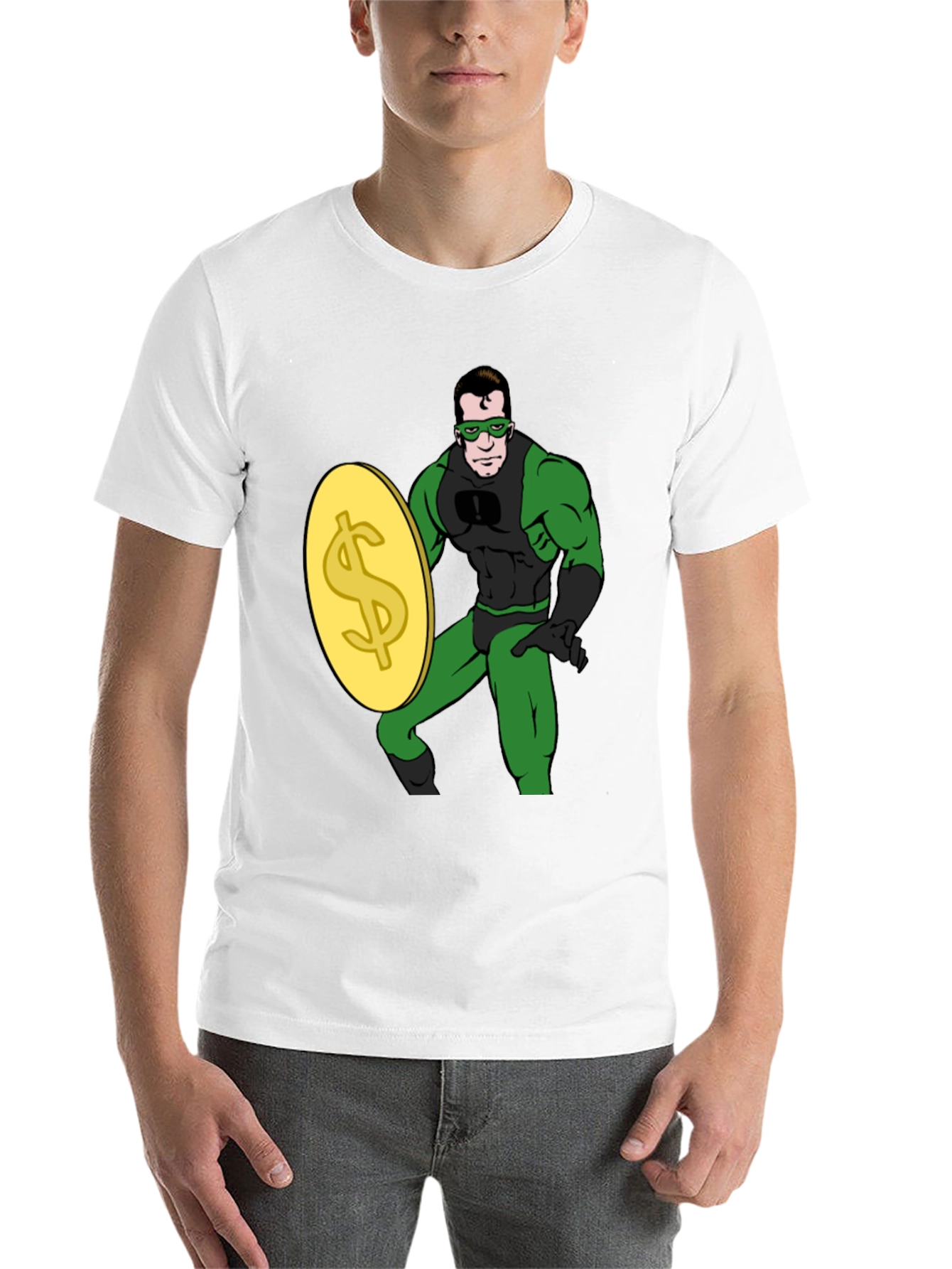 Black Dollar Defender T-Shirt view 14