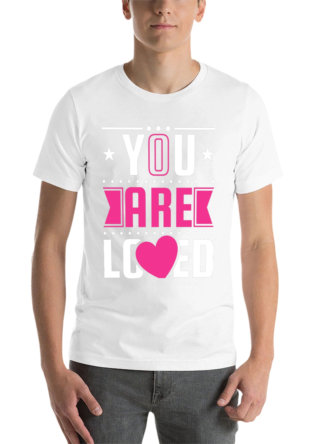 Black You Are Loved T-Shirt - Stylish Graphic Tee view 14