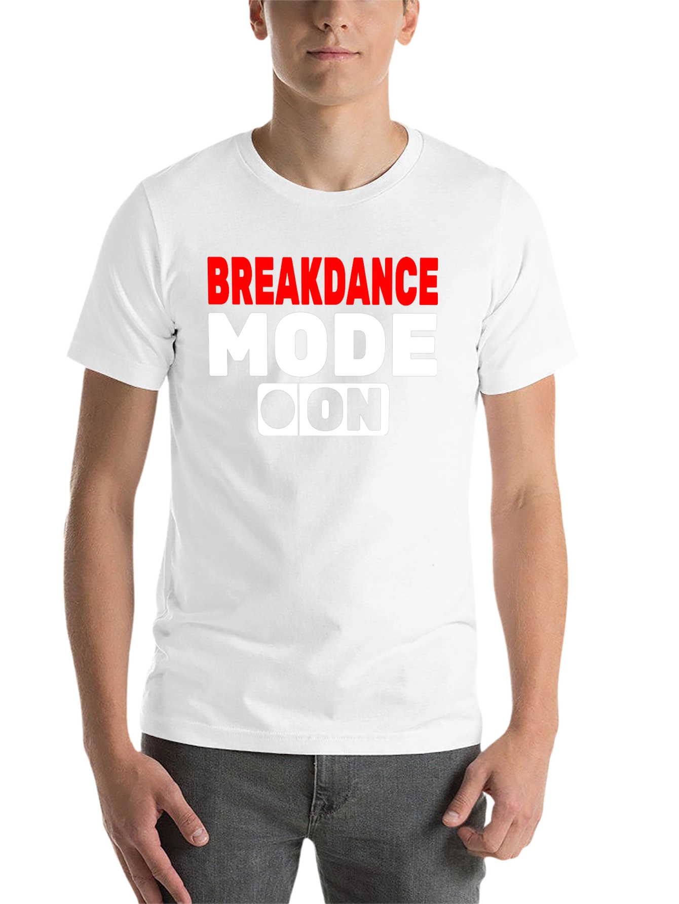 Black Breakdance Mode On Graphic Tee view 14