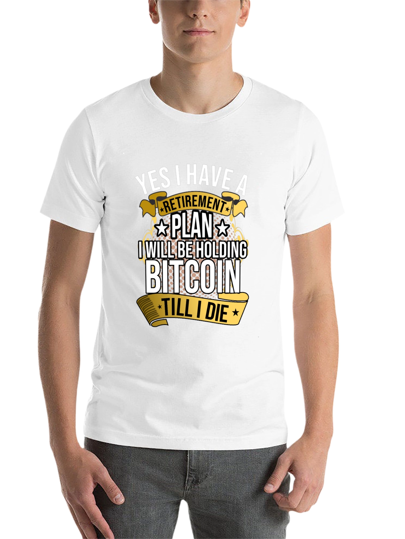 Bitcoin Retirement Plan Graphic Tee - 14