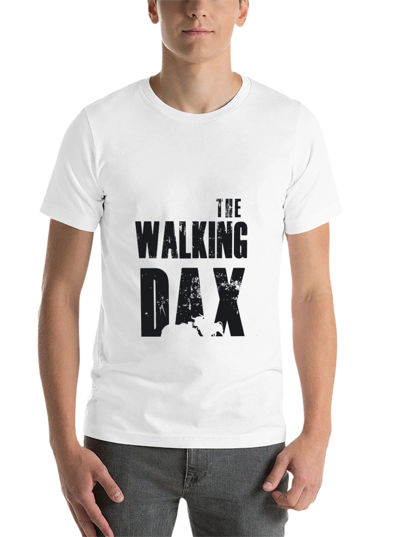 Black Walking DAX Black T-Shirt view 14