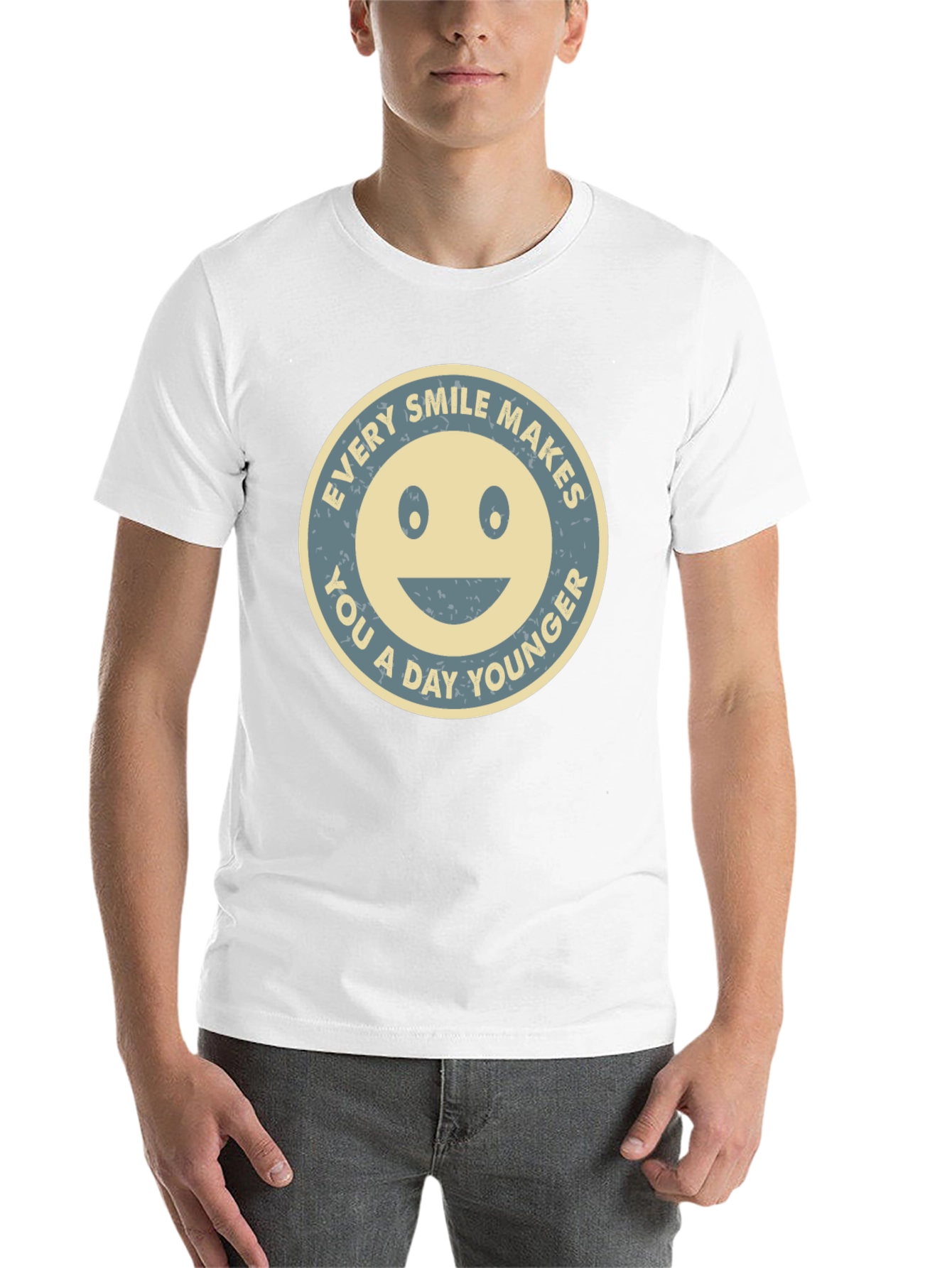 Black Smile Makes You Younger Graphic Tee view 14