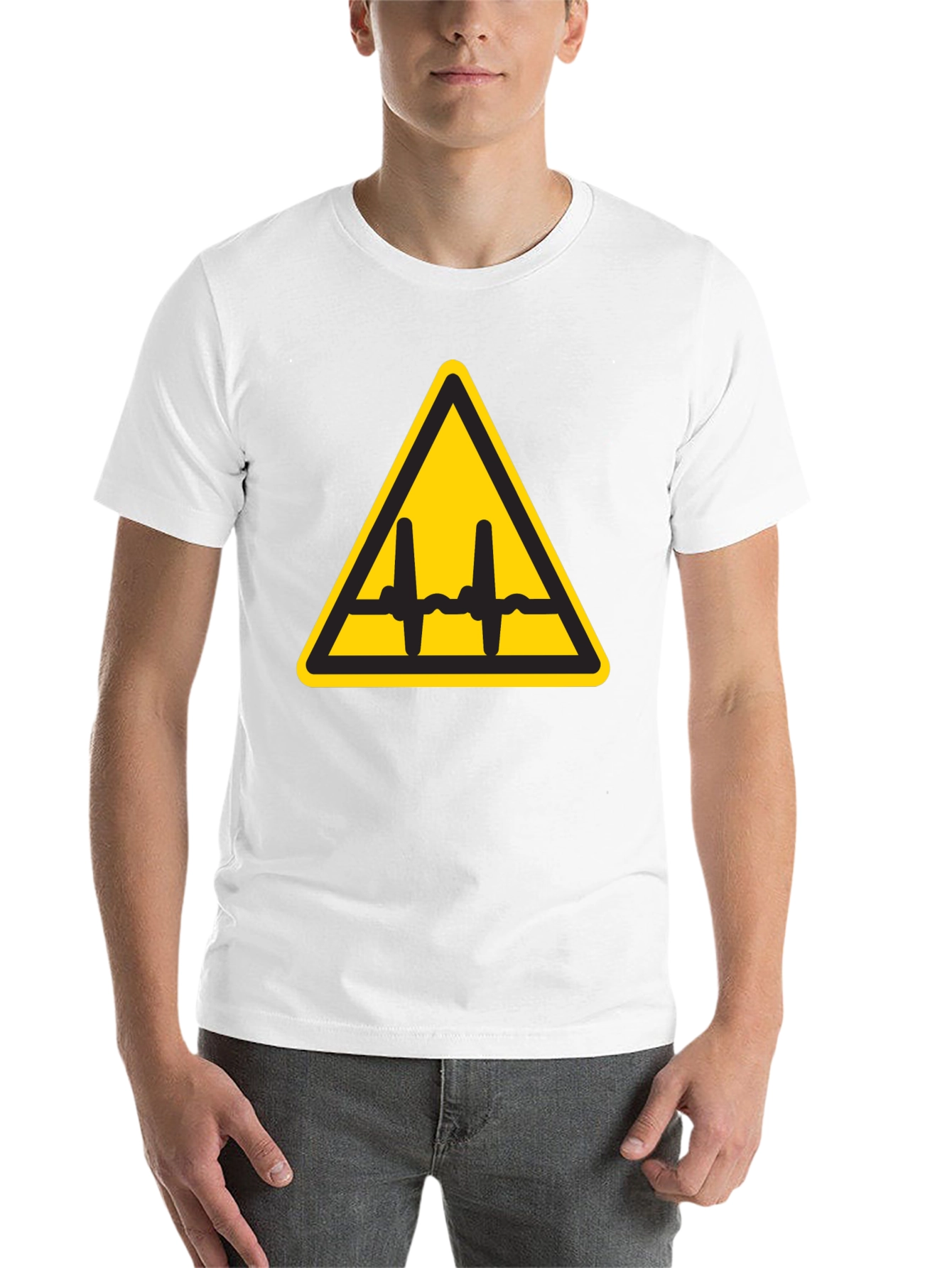 Black Voltage Hazard Graphic Tee - Black view 14