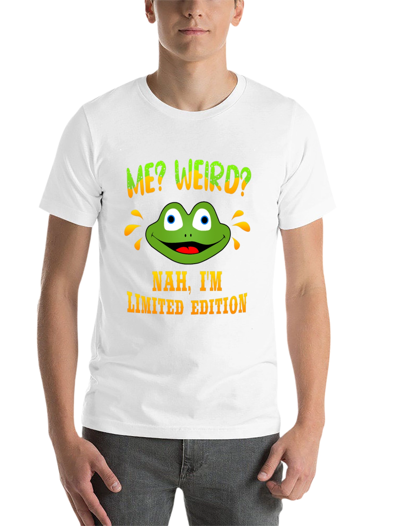 Black Me Weird? Frog Graphic Novelty Tee view 14