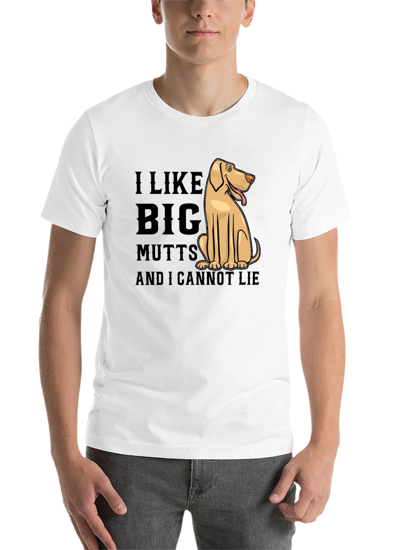 Black I Like Big Mutts Funny Dog T-Shirt view 14