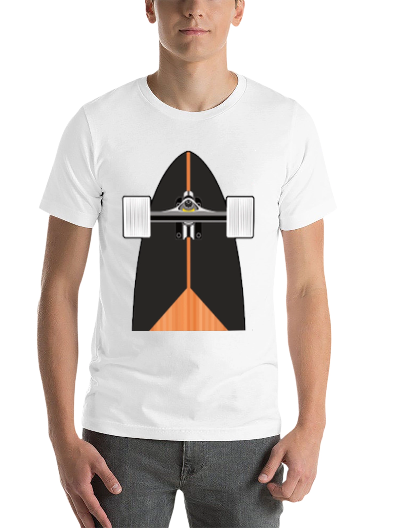 Black Skateboard Graphic T-Shirt - Cool Style view 14