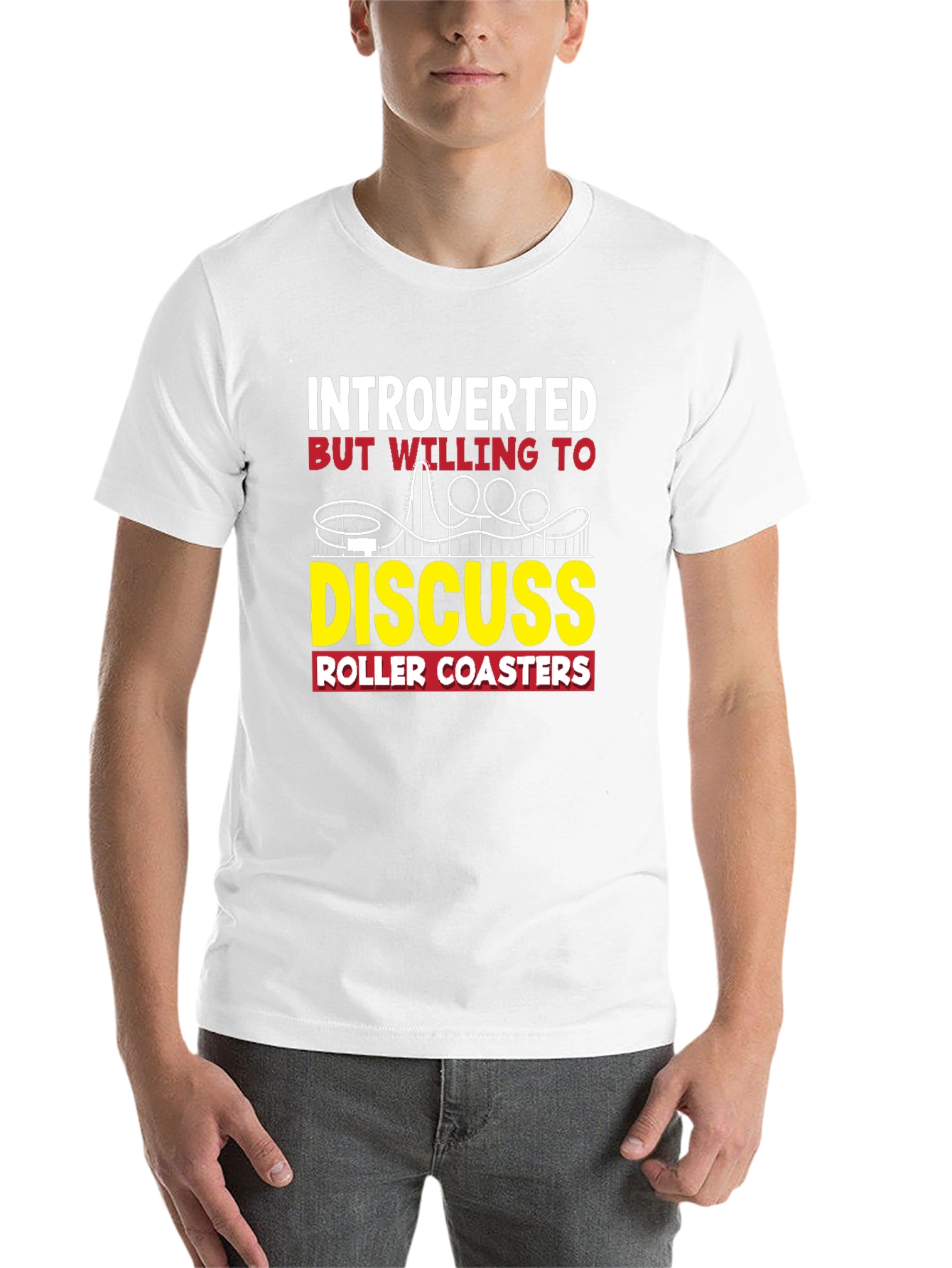 Introverted Roller Coaster Lover T-Shirt - 14