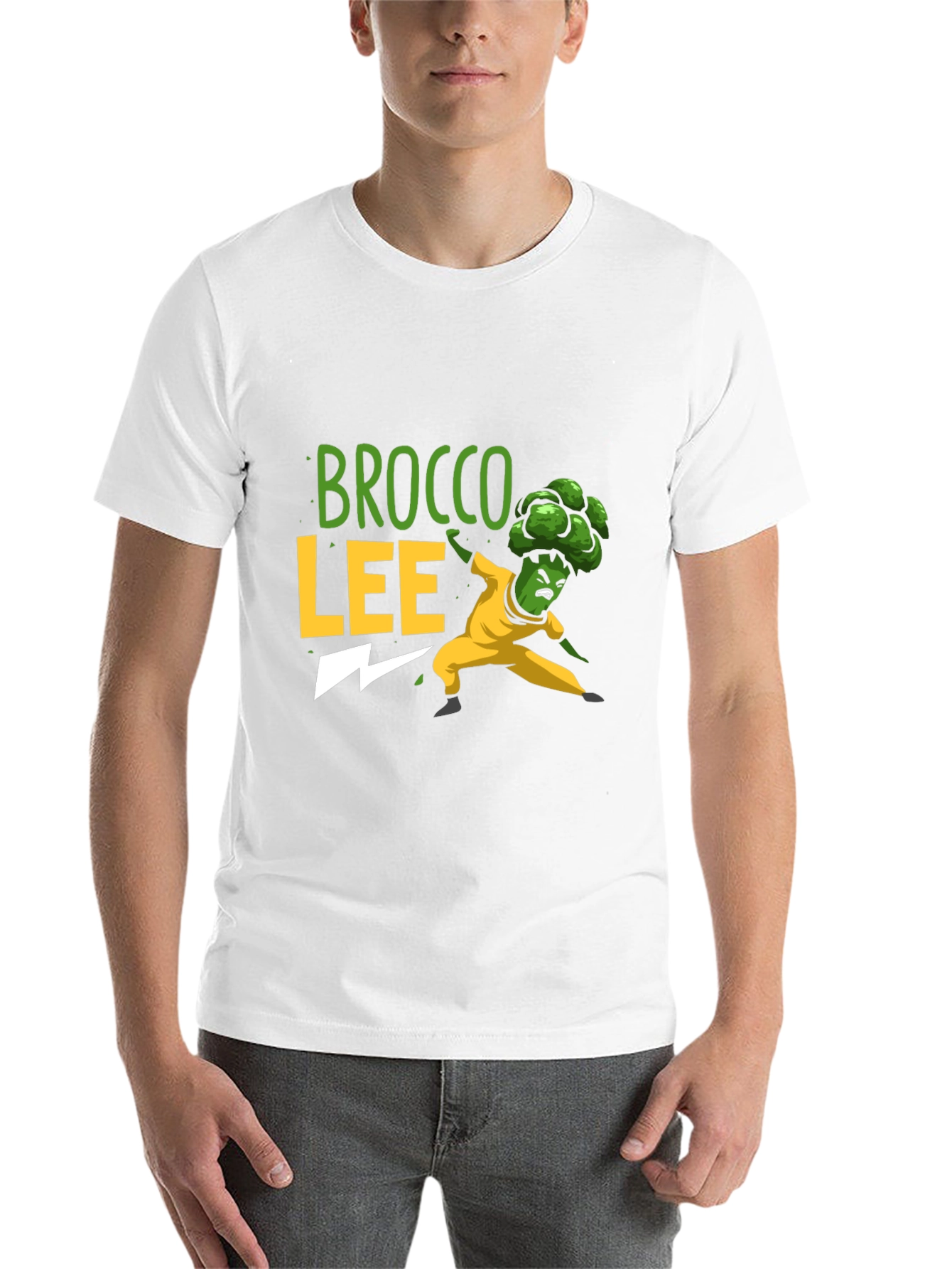 Black Brocco Lee Black T-Shirt - Funny Martial Arts Tee view 14