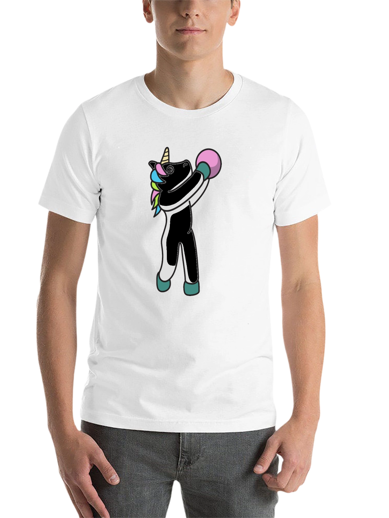 Black Unicorn Bowling T-Shirt - Strike a Pose! view 14