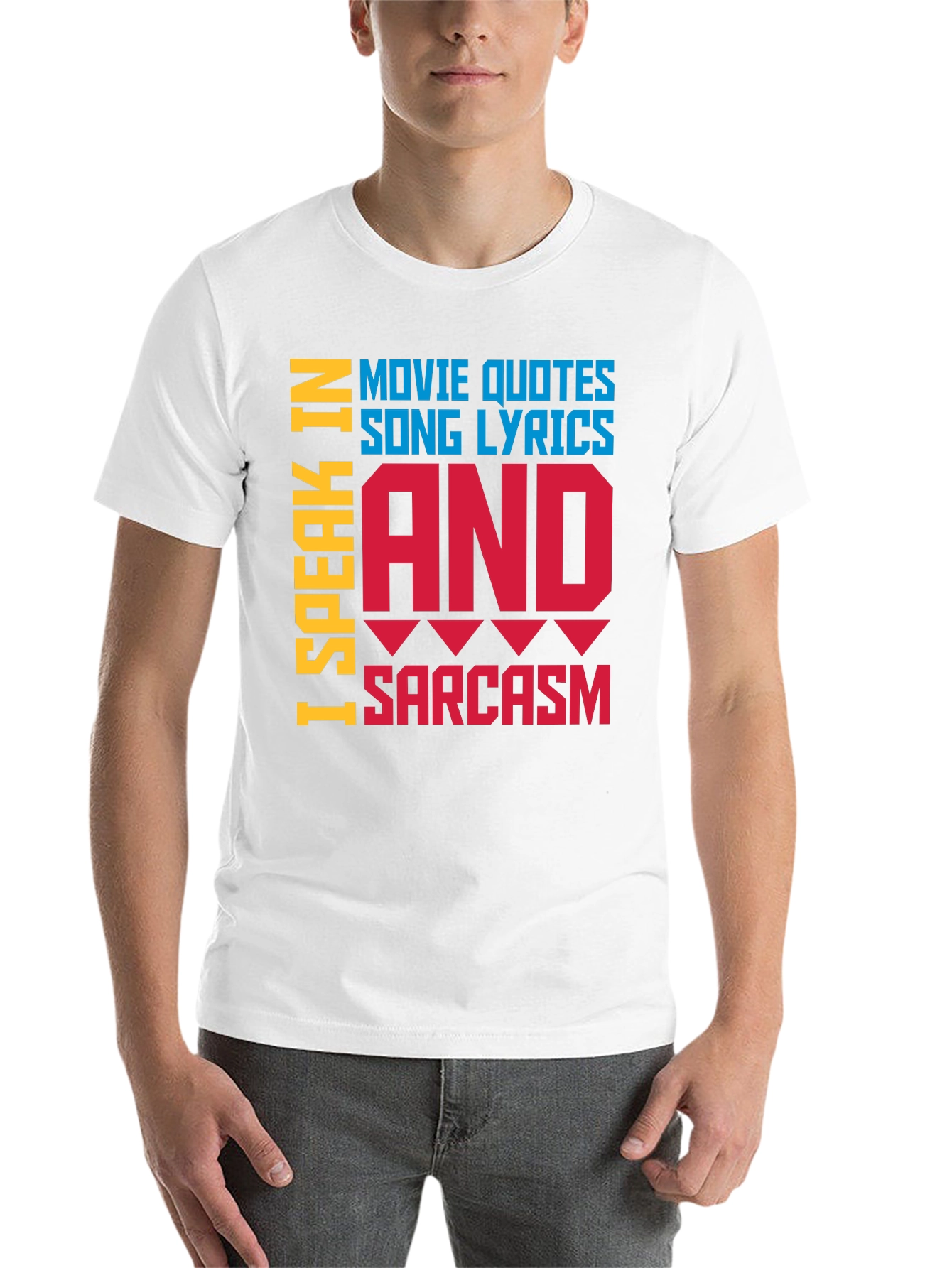 Black Speak In Movie Quotes, Song Lyrics & Sarcasm T-Shirt view 14