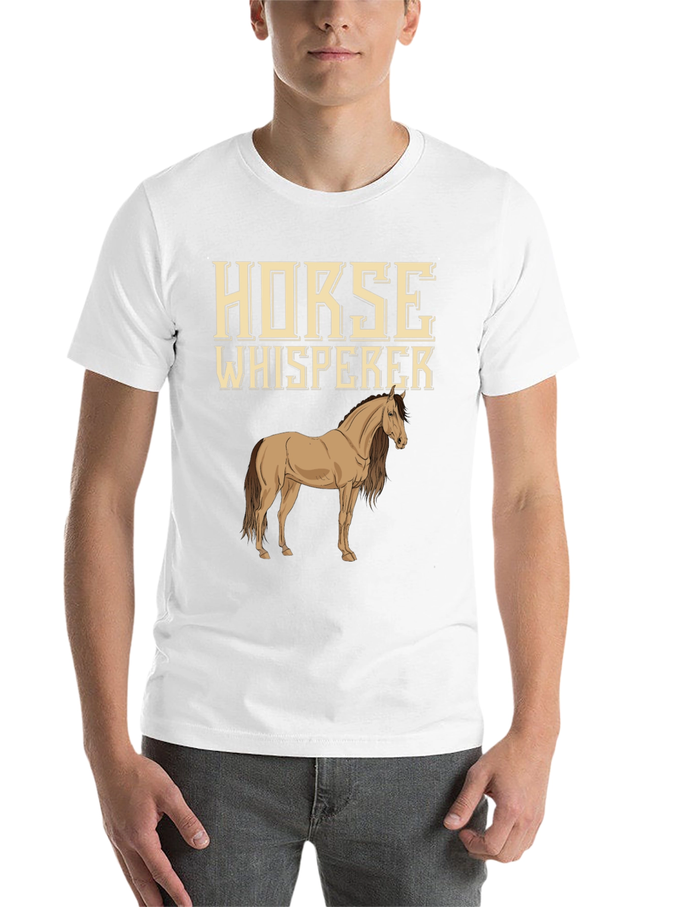 Black Horse Whisperer Graphic T-Shirt view 14