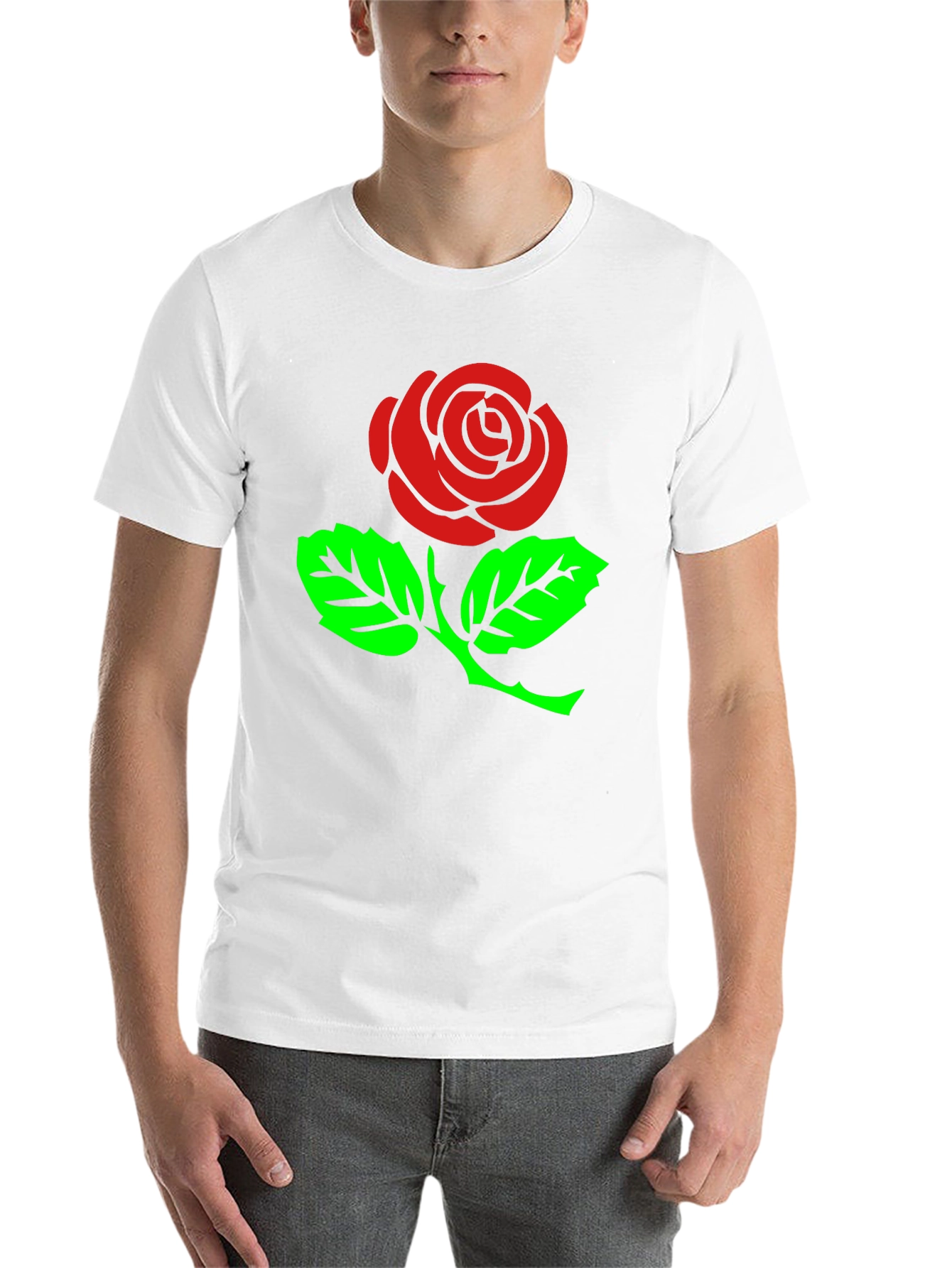 Black Rose Graphic T-Shirt - Stylish Black Tee view 14