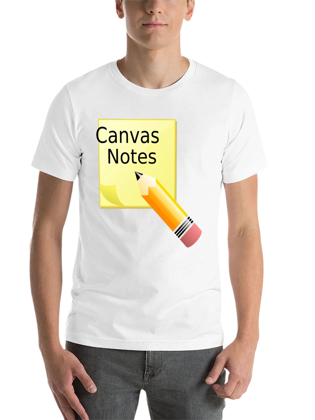 Black Canvas Notes Graphic Tee view 14