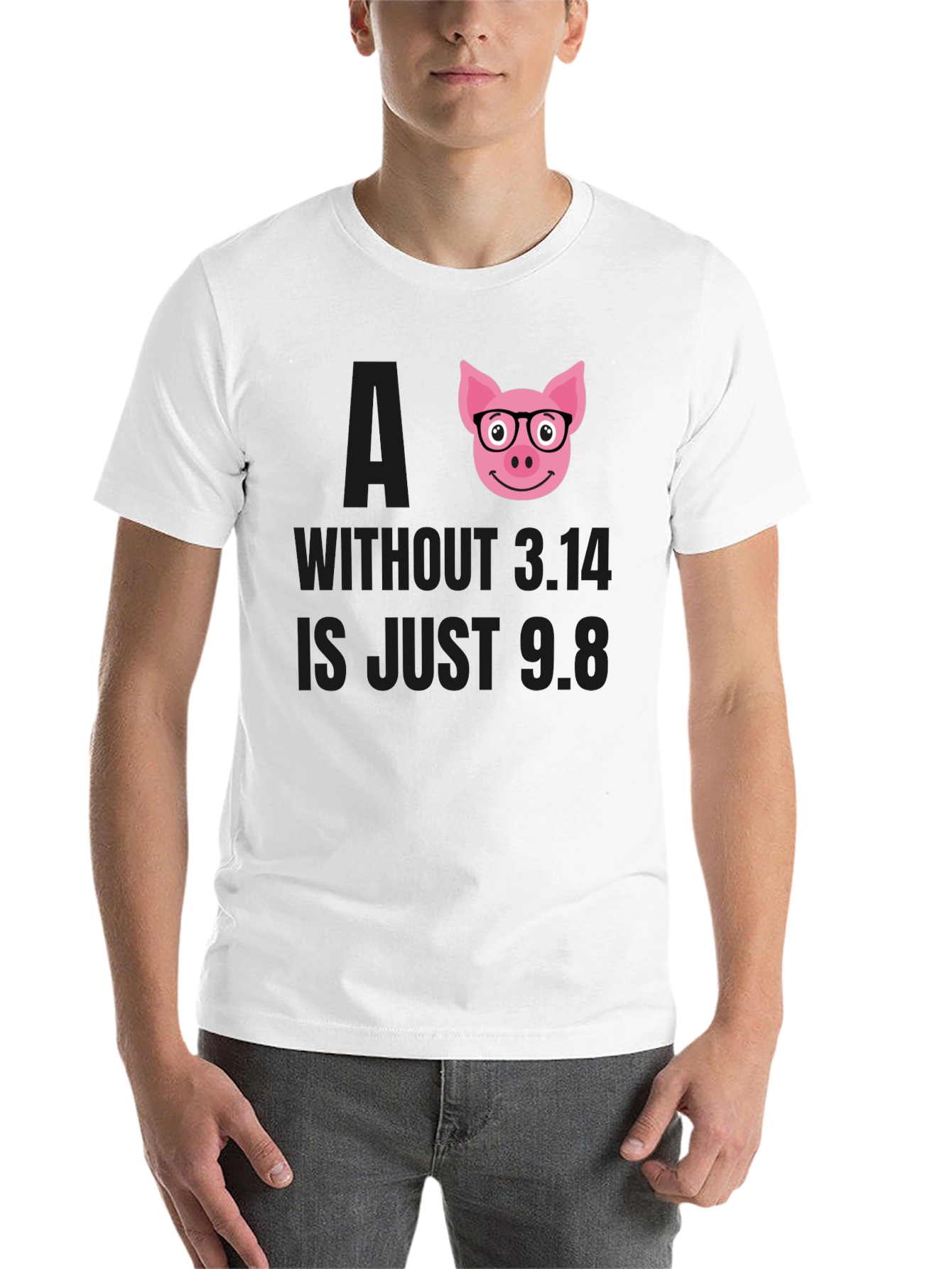 Math Pun Pig T-Shirt - 14