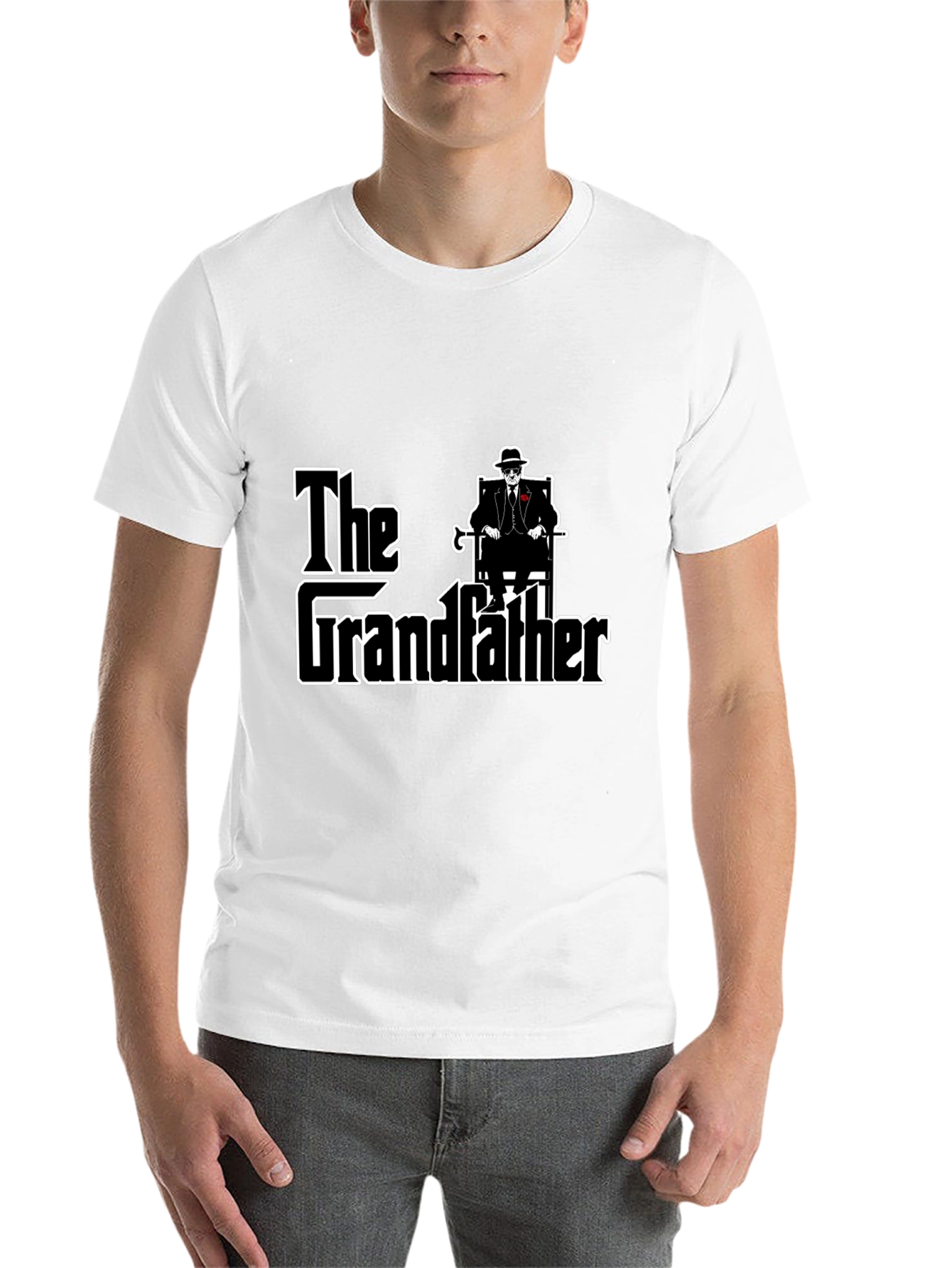 The Grandfather Graphic Tee - Classic Black T-Shirt - 14