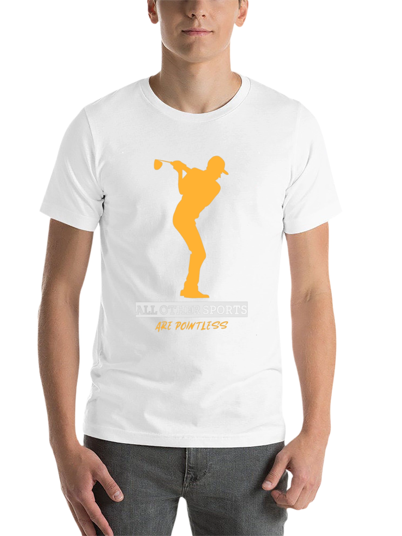 Black Golf Lover T-Shirt: All Other Sports Are Pointless! view 14
