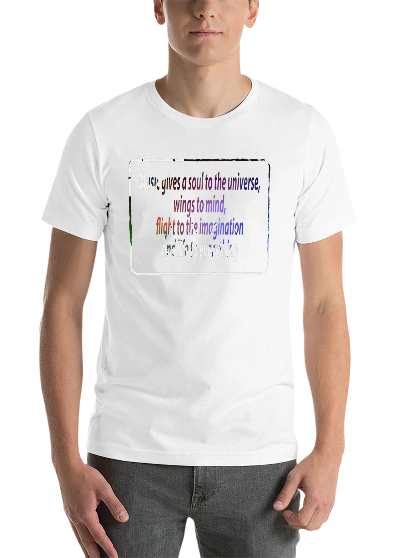 Black Music Quote T-Shirt: Soul, Mind, Imagination, Life view 14