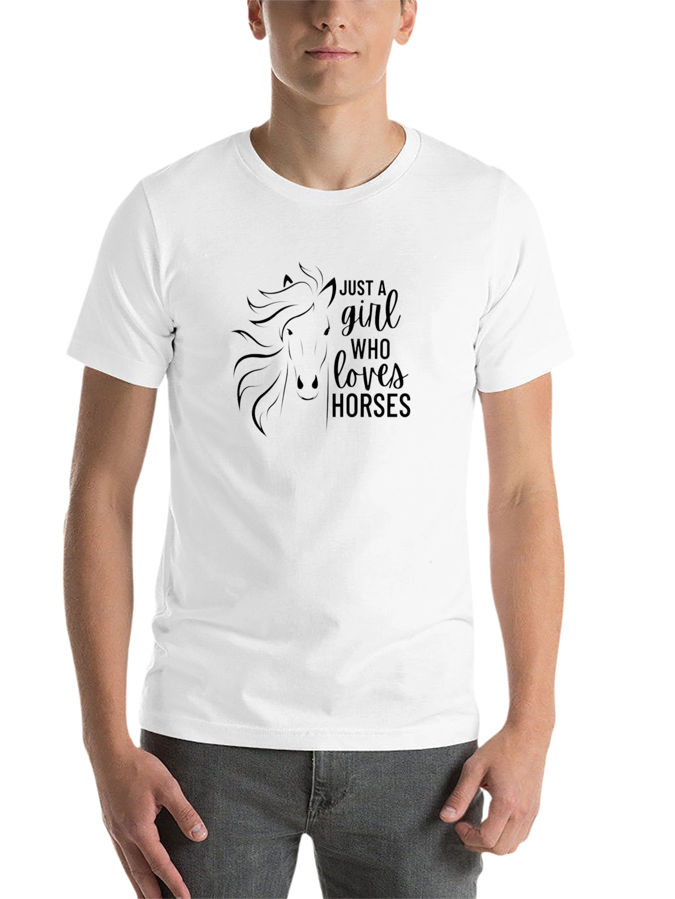 Just A Girl Who Loves Horses T-Shirt - 14
