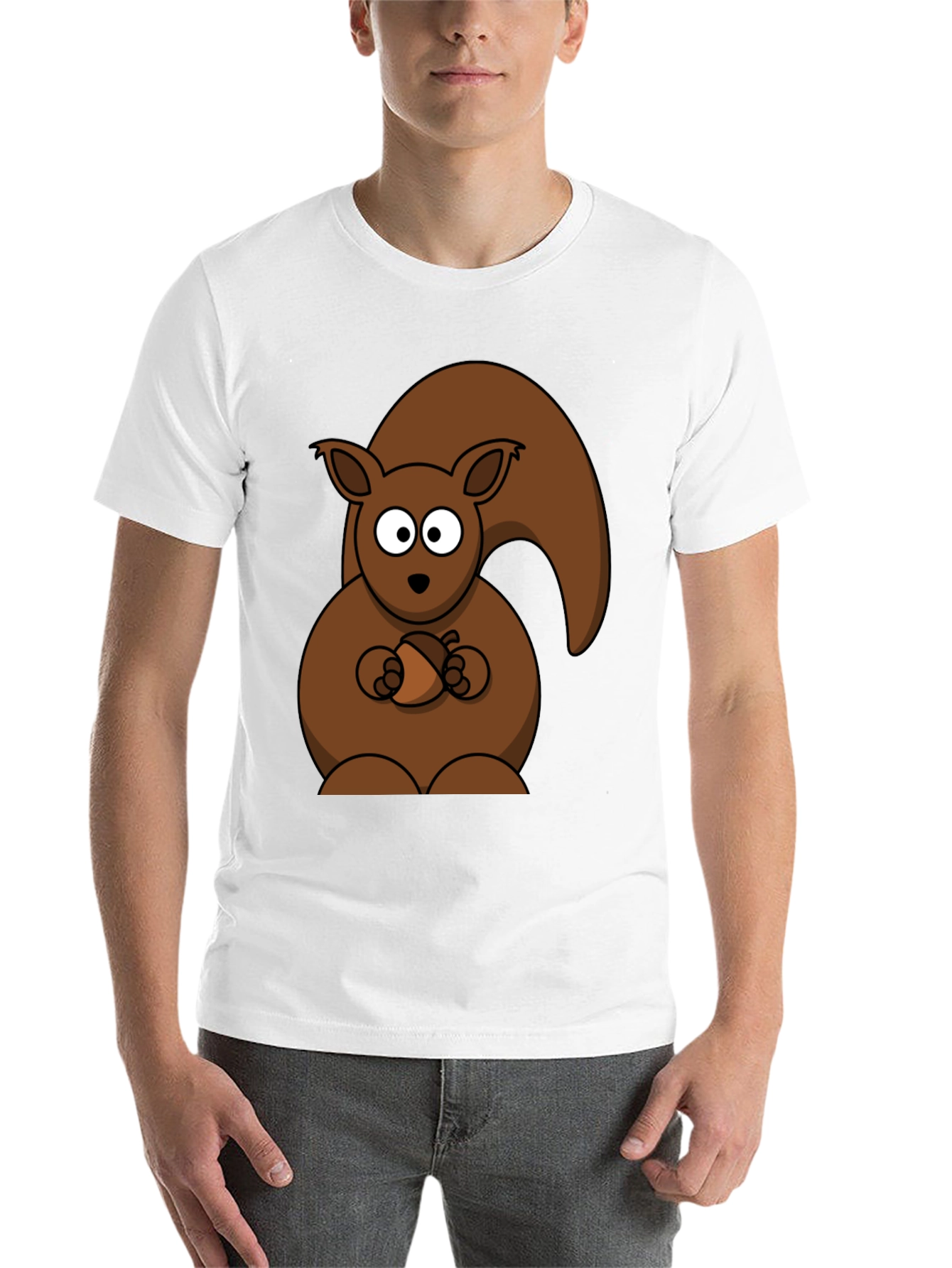 Black Funny Squirrel Nut T-Shirt view 14