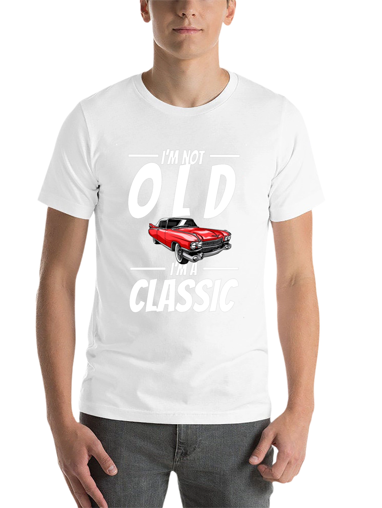 Black I'm Not Old I'm A Classic Car Graphic T-Shirt view 14