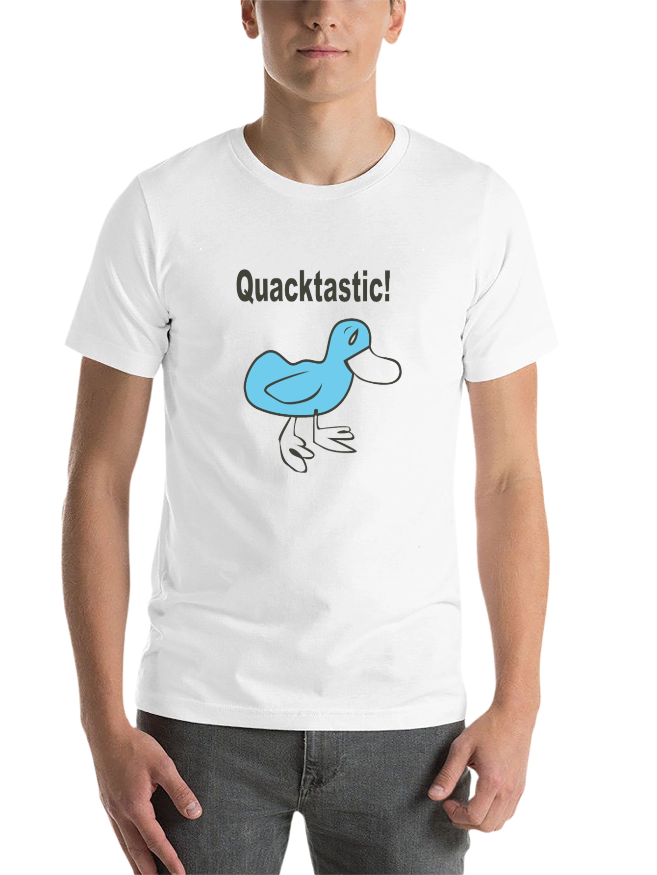 Black Quacktastic Duck Graphic Black T-Shirt view 14