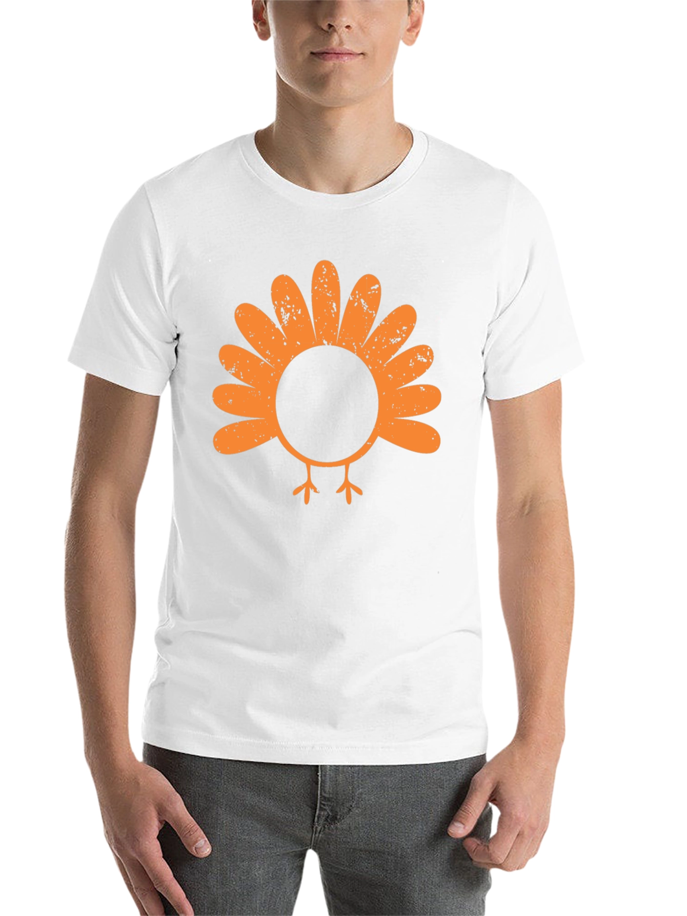Black Turkey Graphic Tee - Thanksgiving T-Shirt view 14