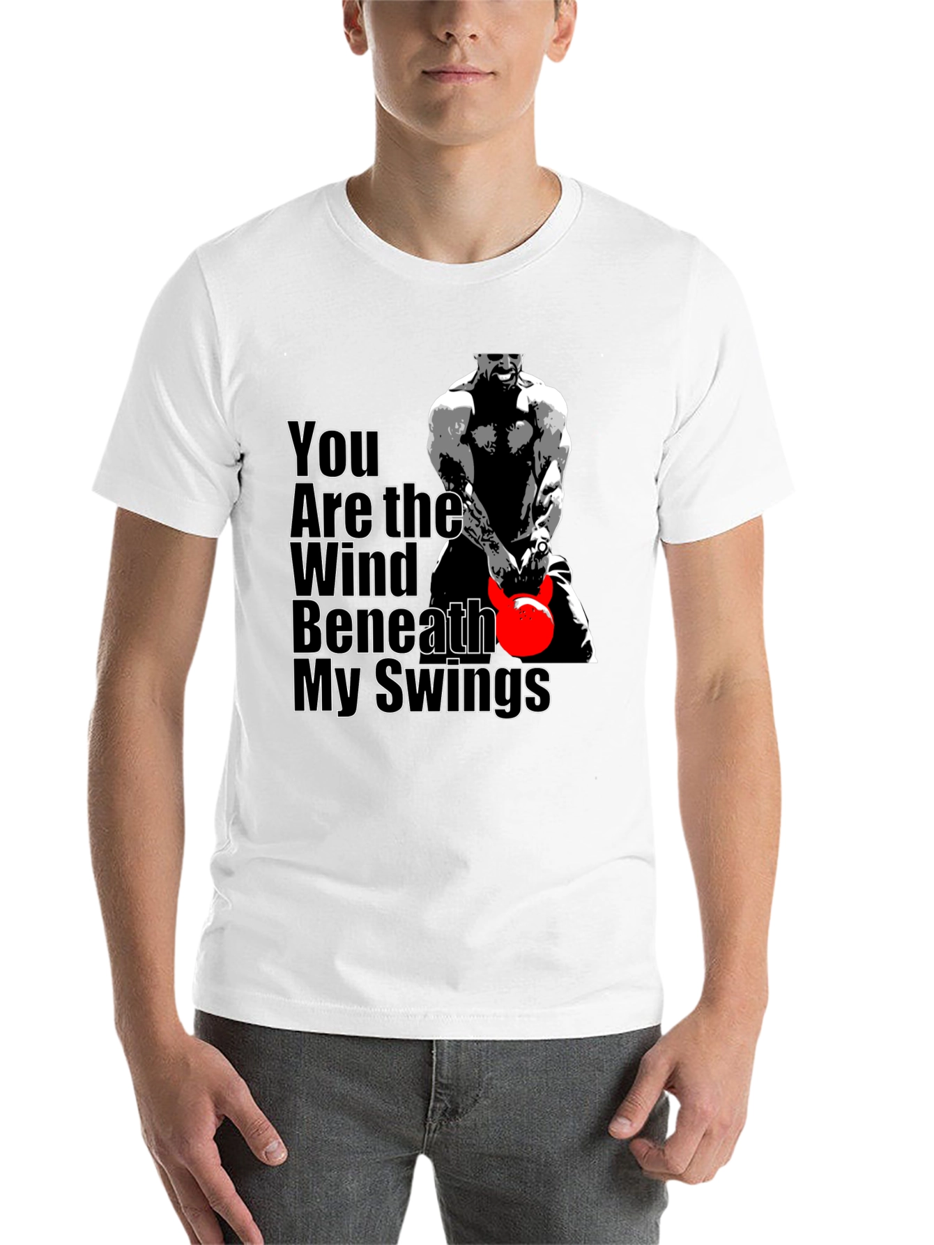Black You Are the Wind Beneath My Swings Graphic T-Shirt view 14