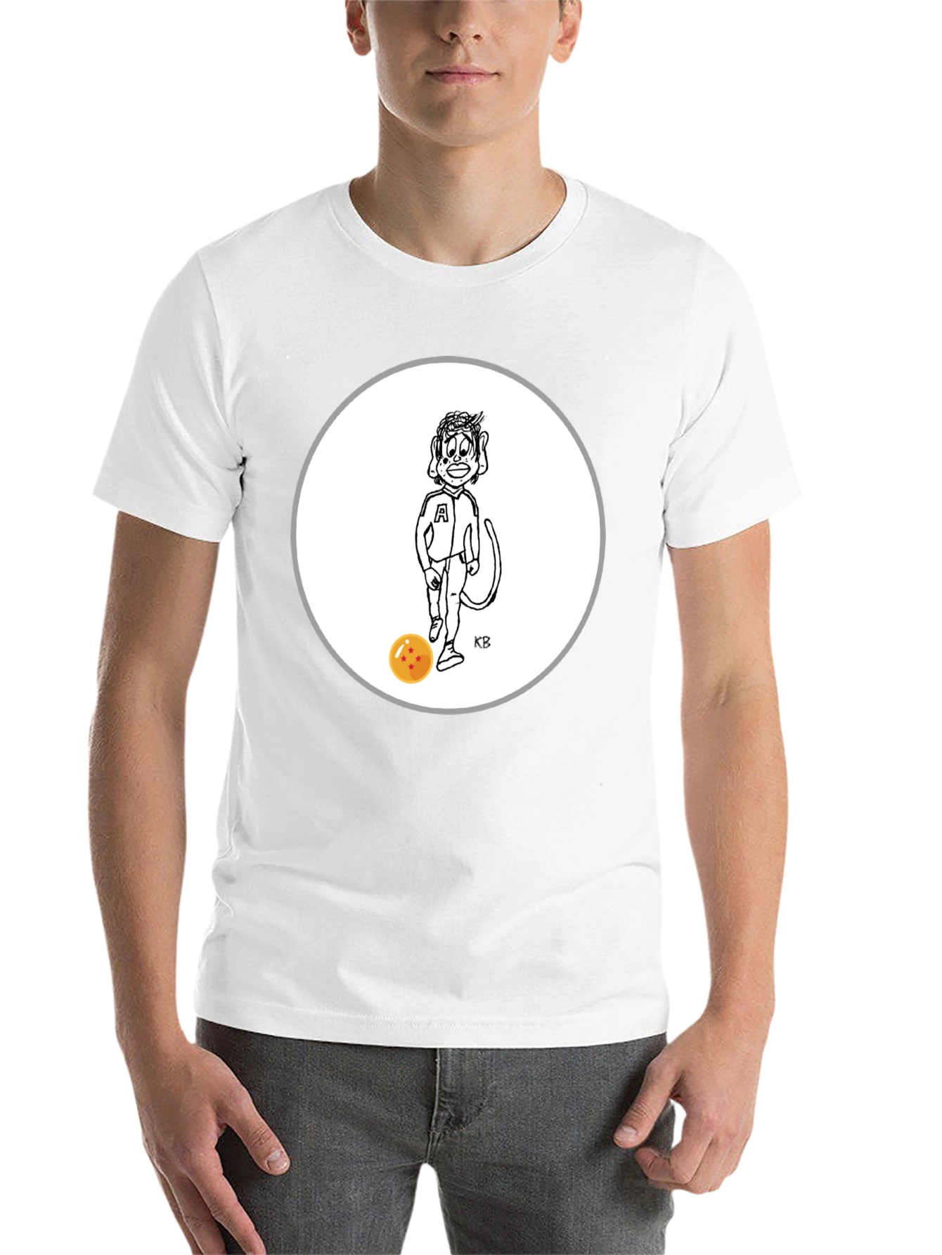 Black Cartoon Character Tee view 14
