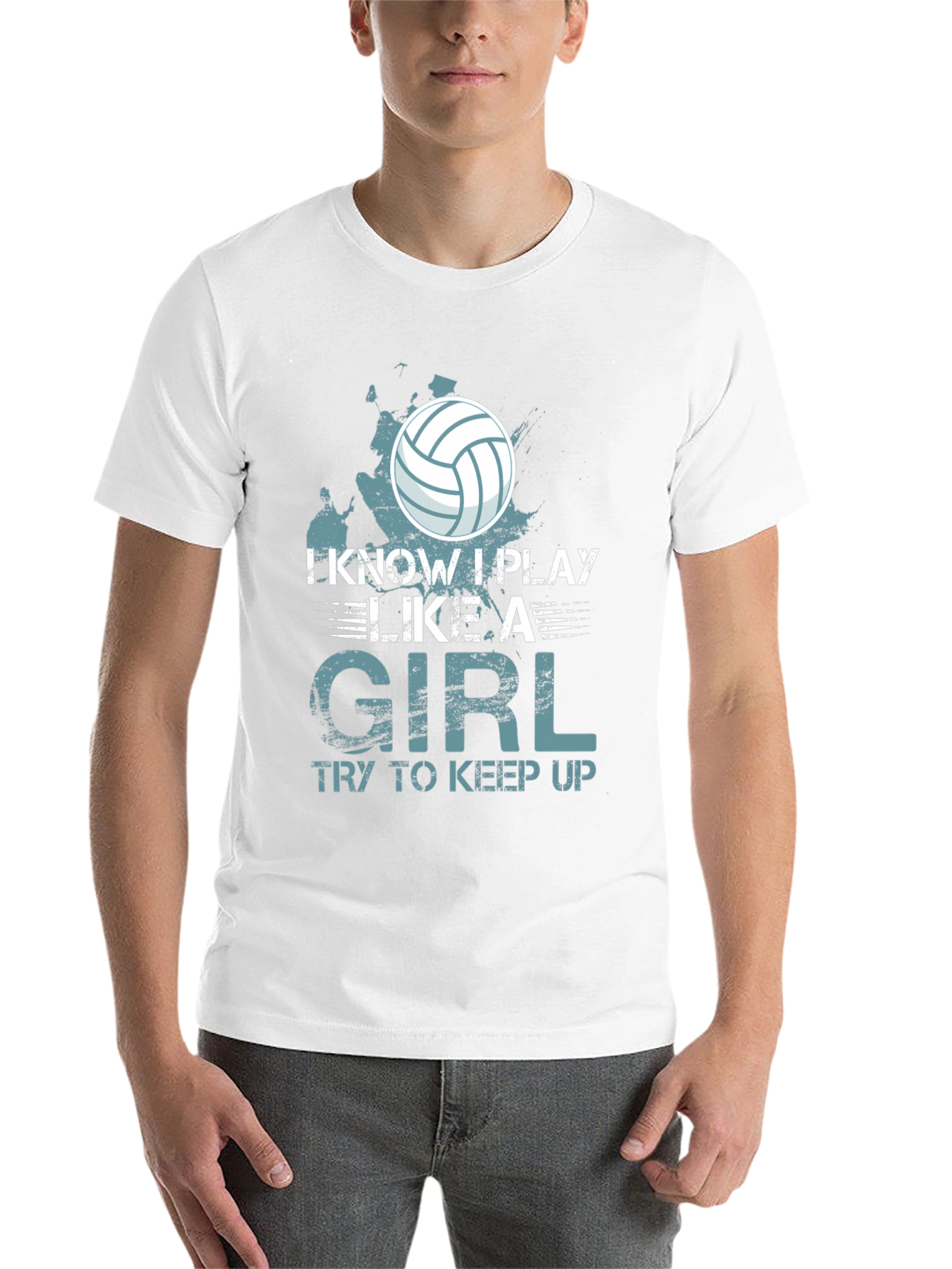 Black I Know I Play Like a Girl T-Shirt view 14