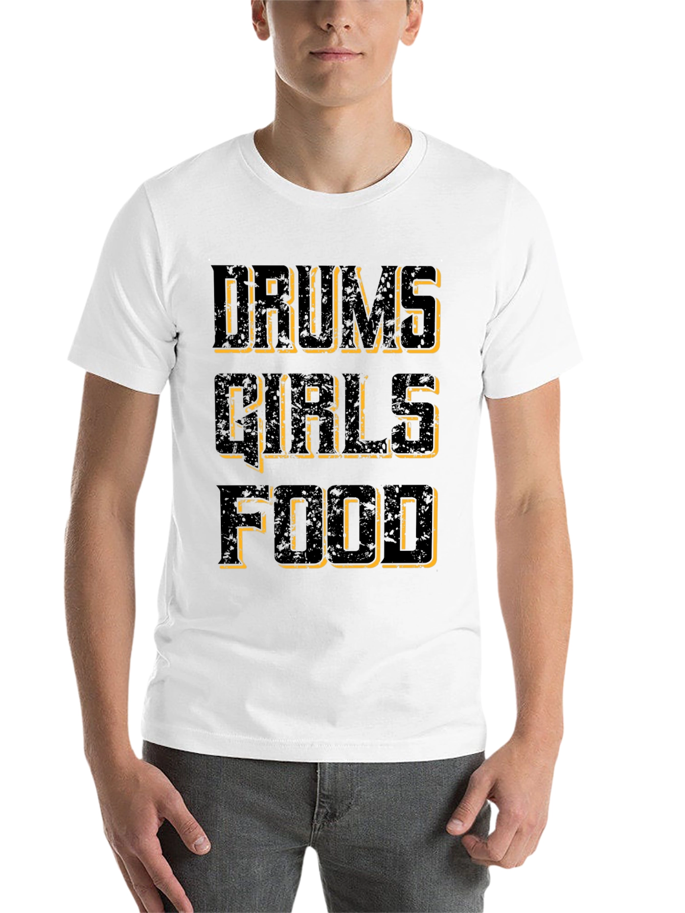 Black Drums Girls Food Graphic Tee view 14