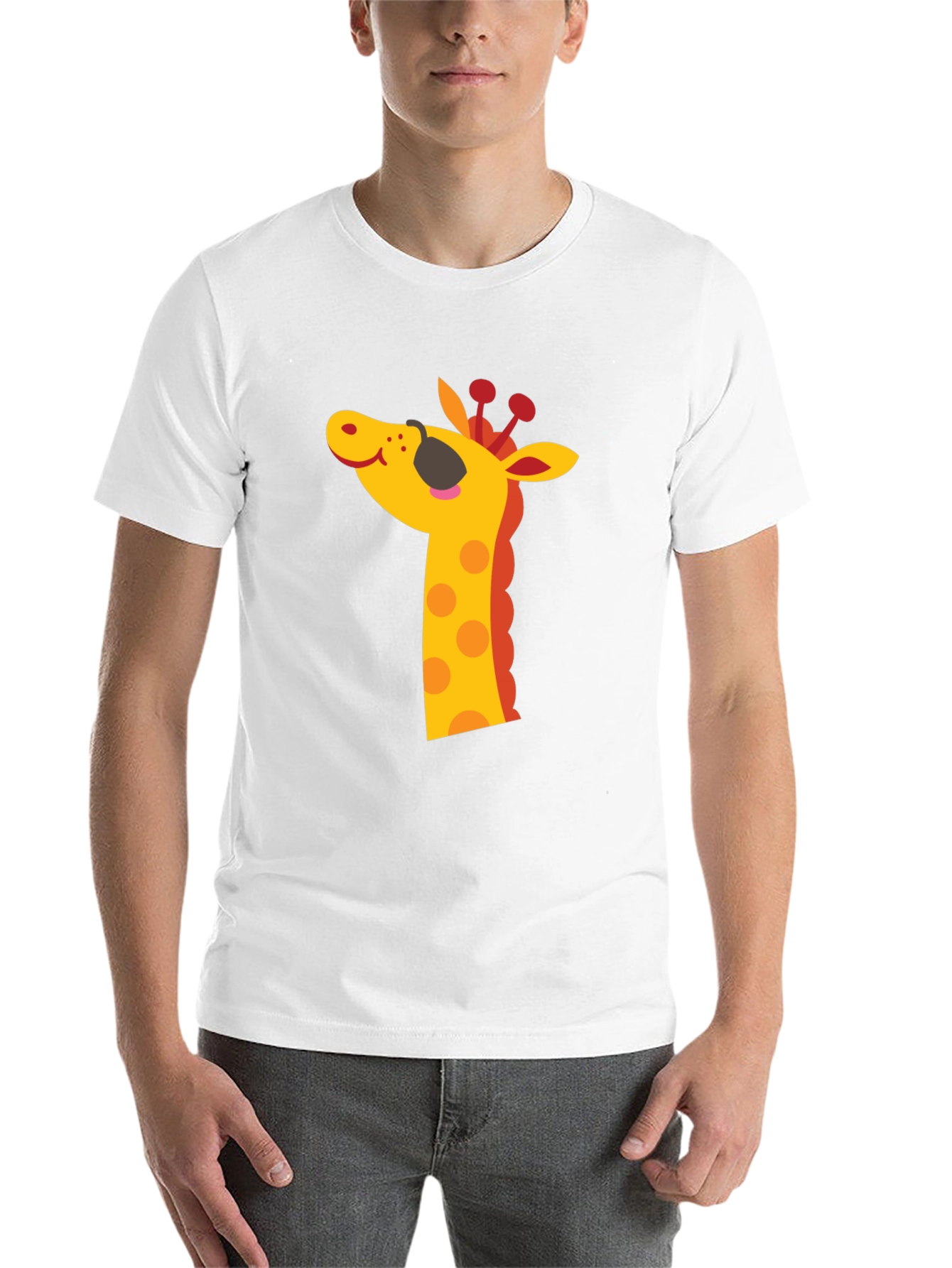Black Black Giraffe T-Shirt view 14