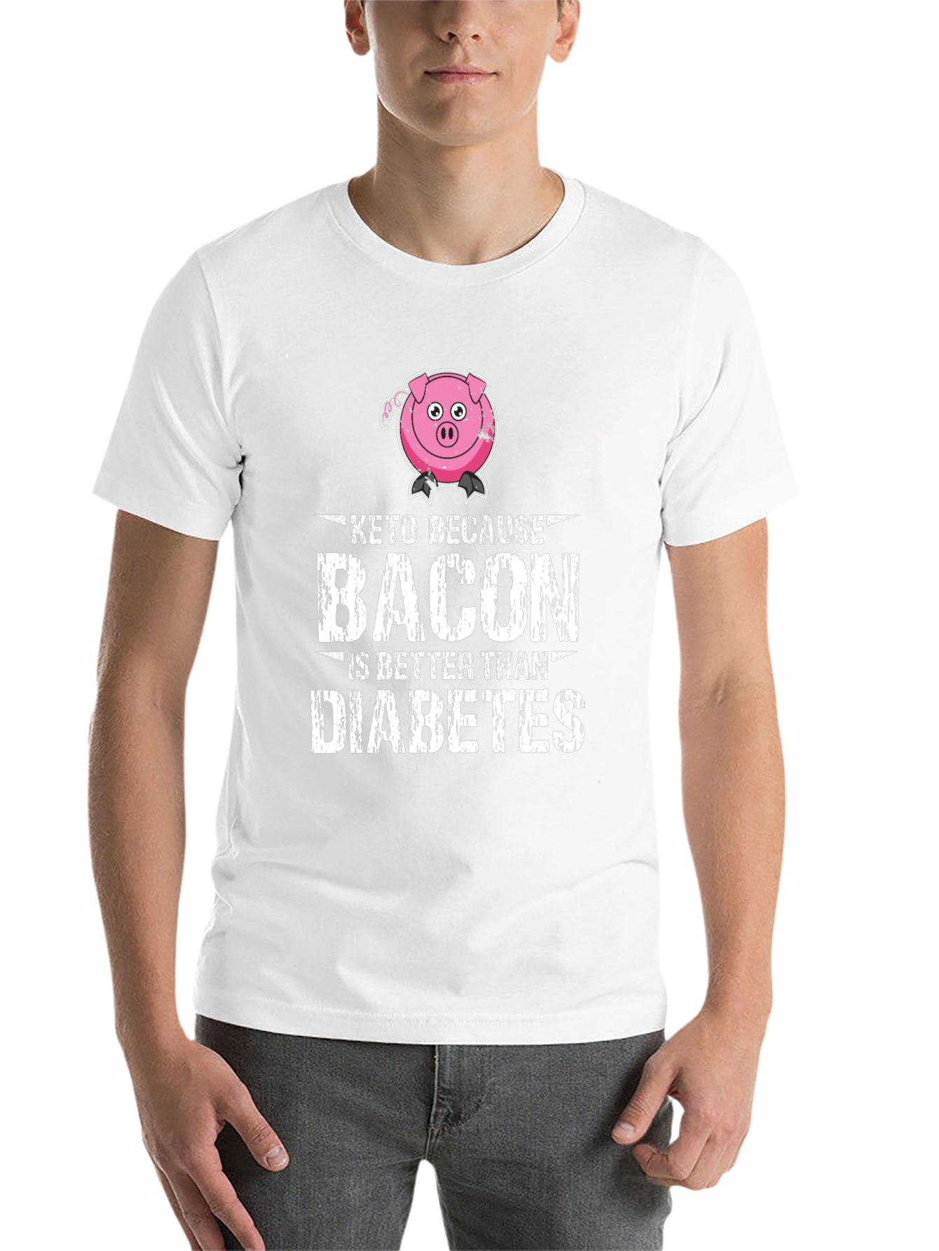 Keto Because Bacon is Better T-Shirt - 14