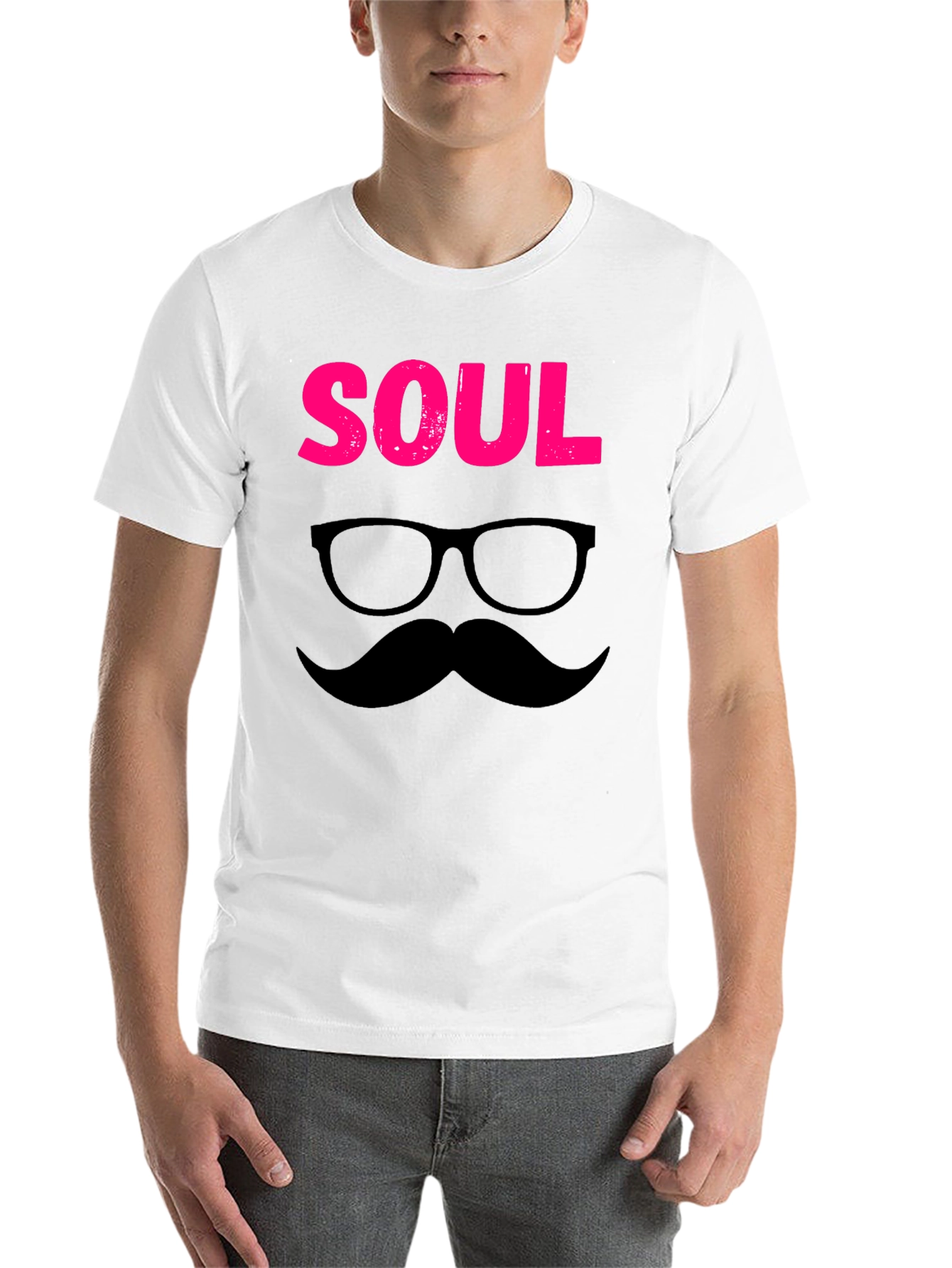 Black Soul Man Graphic Tee - Funky Retro Style view 14
