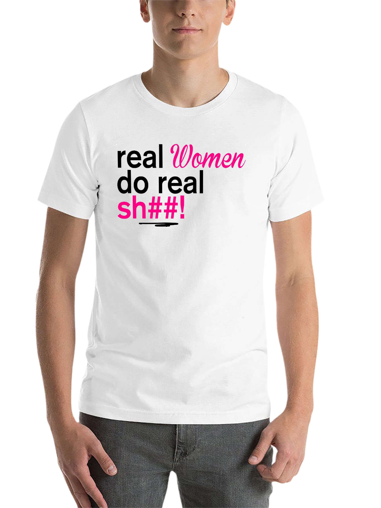 Black Real Women Do Real Sh##! Graphic Tee view 14