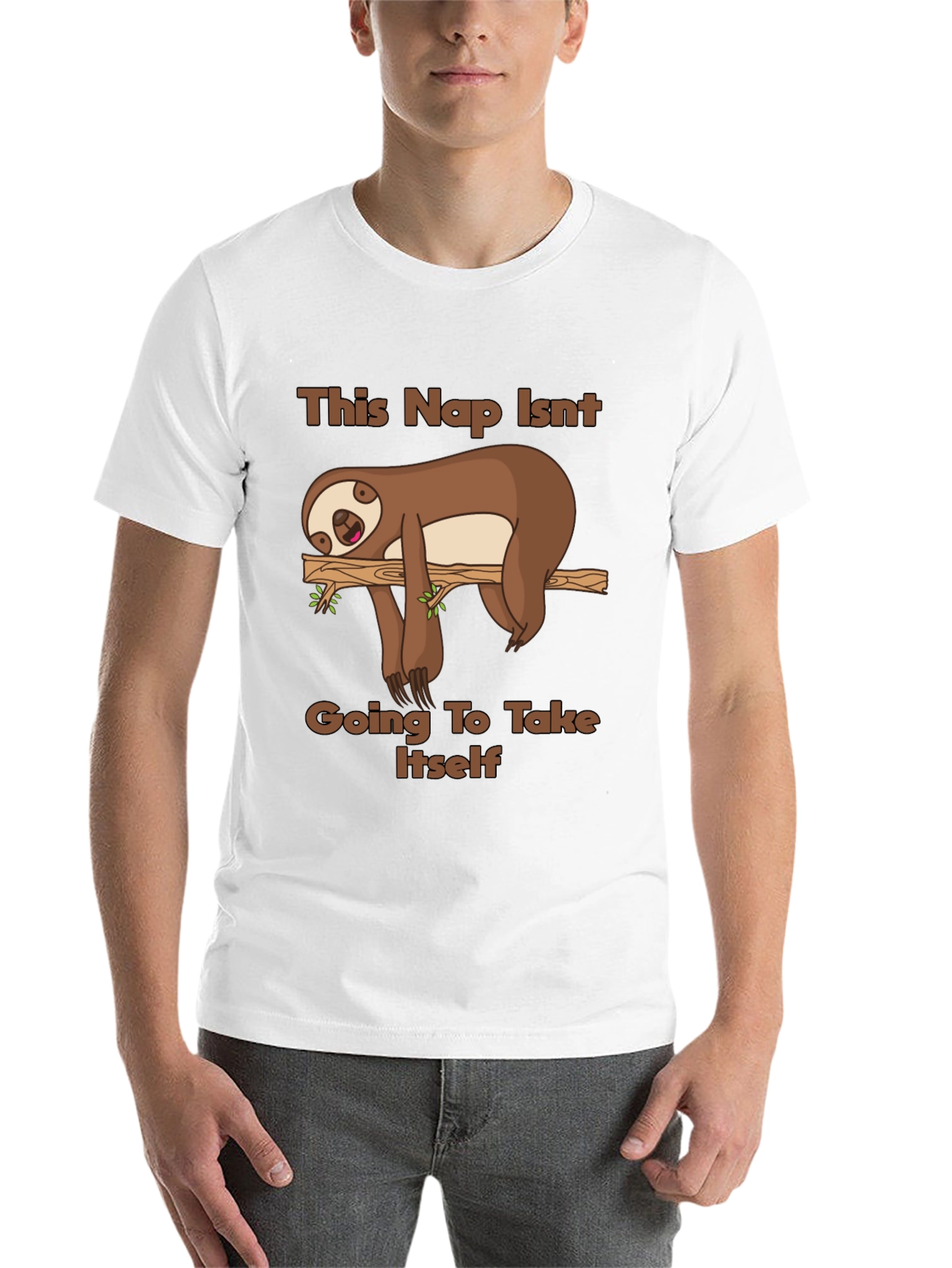 Black Sloth Nap T-Shirt - Funny Lazy Day Tee view 14
