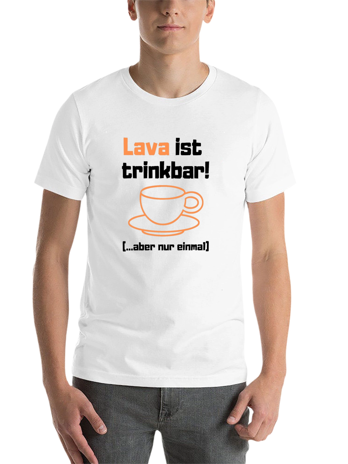 Black Lava is Trinkbar T-Shirt - German Humor Tee view 14