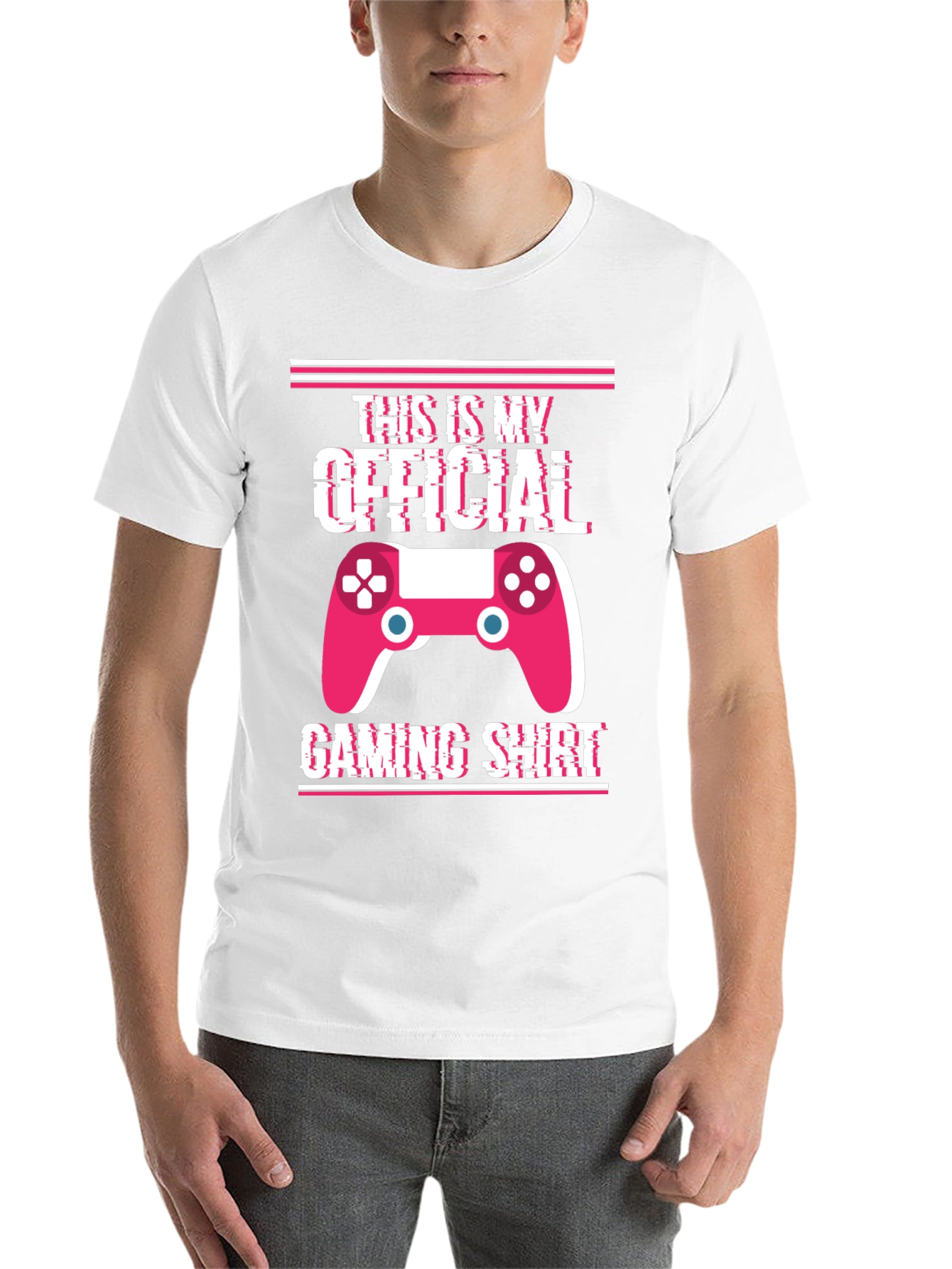 Black Official Gaming Shirt - Gamer T-Shirt view 14