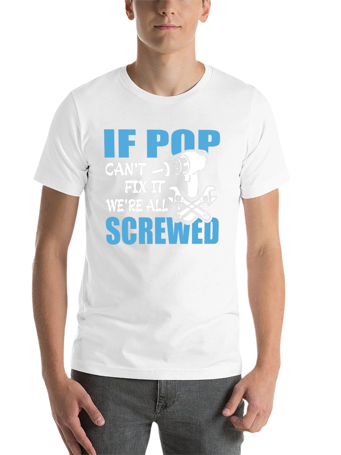 Black If Pop Can't Fix It T-Shirt view 14