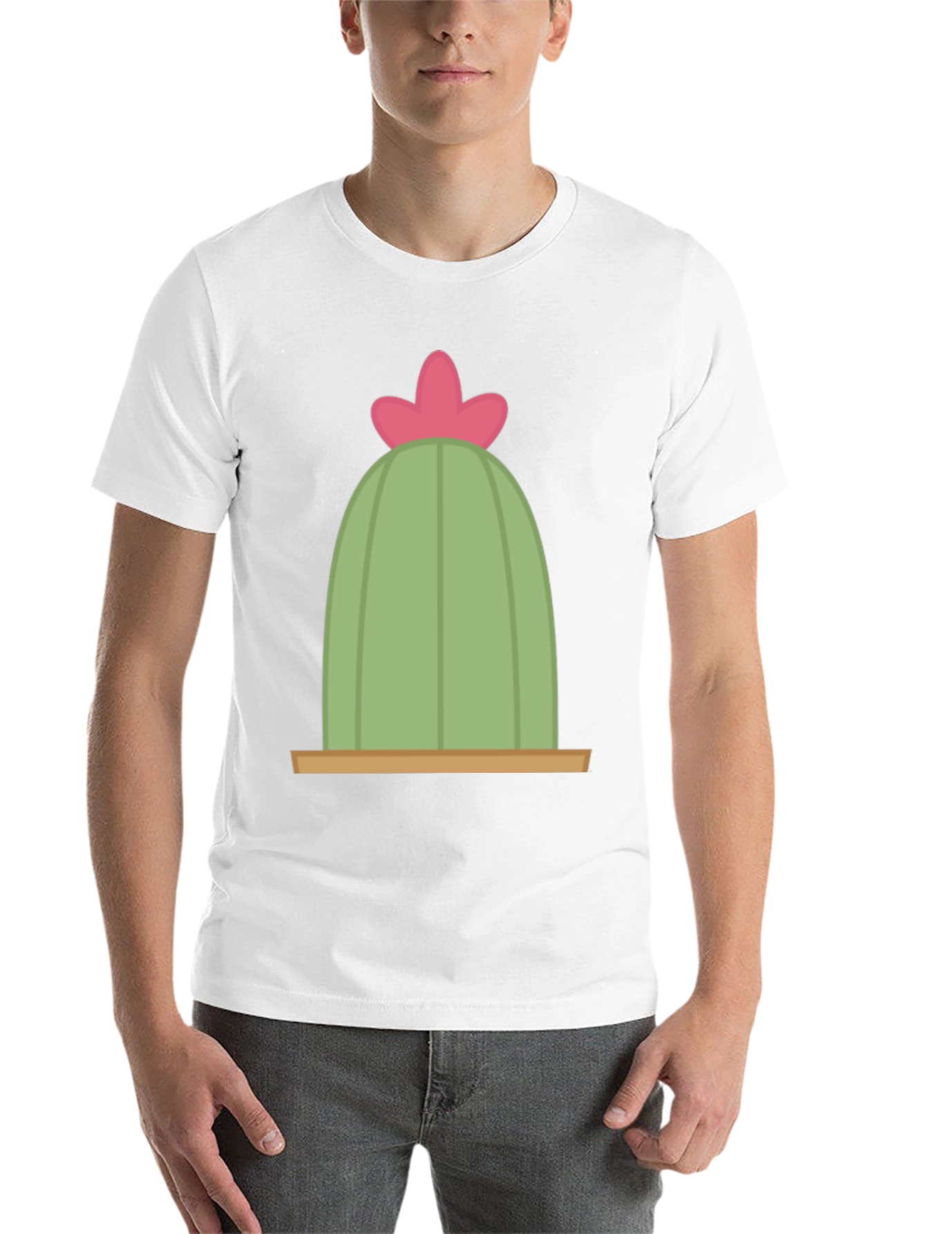 Black Cactus Graphic Tee - Desert Humor T-Shirt view 14