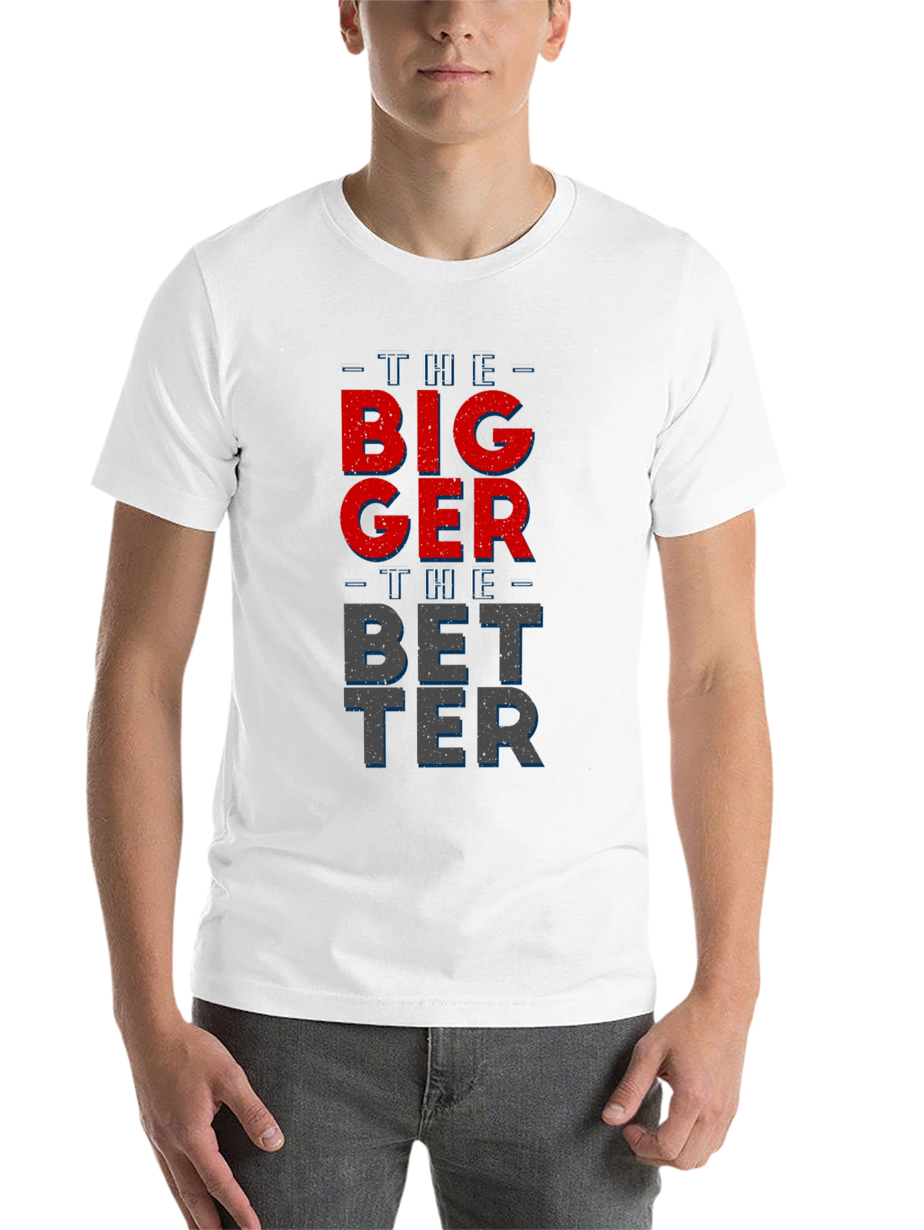 Black Bigger Better Graphic T-Shirt - Men's Black Tee view 14