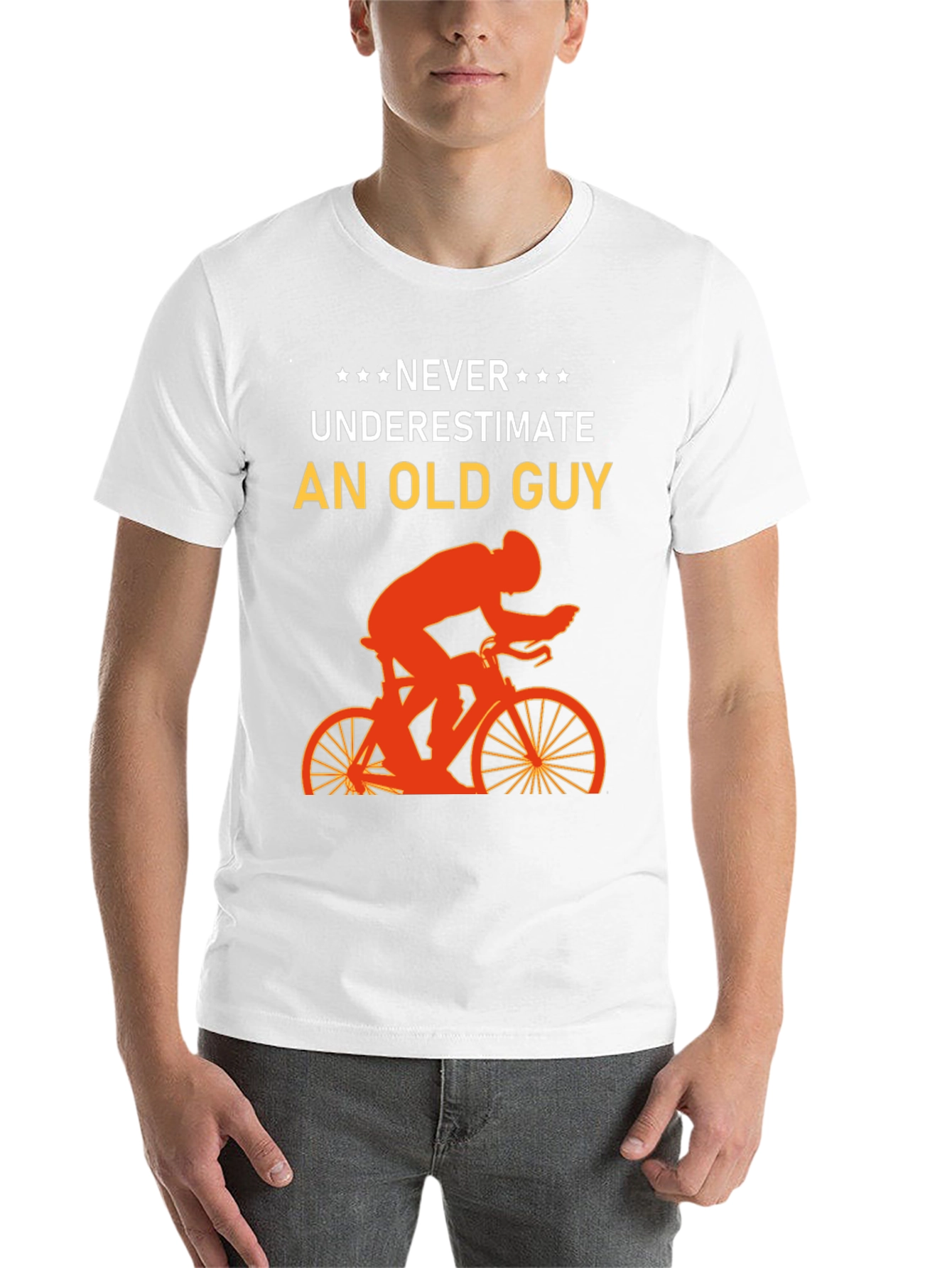 Black Never Underestimate An Old Guy T-Shirt view 14