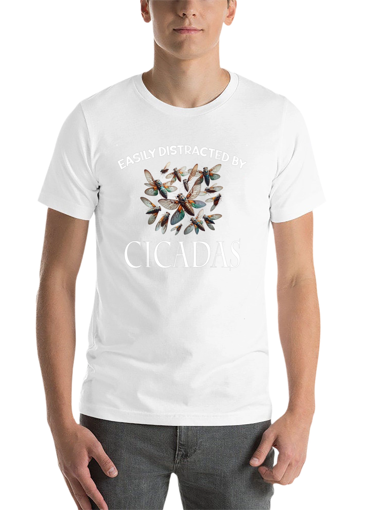 Easily Distracted by Cicadas T-Shirt - 14