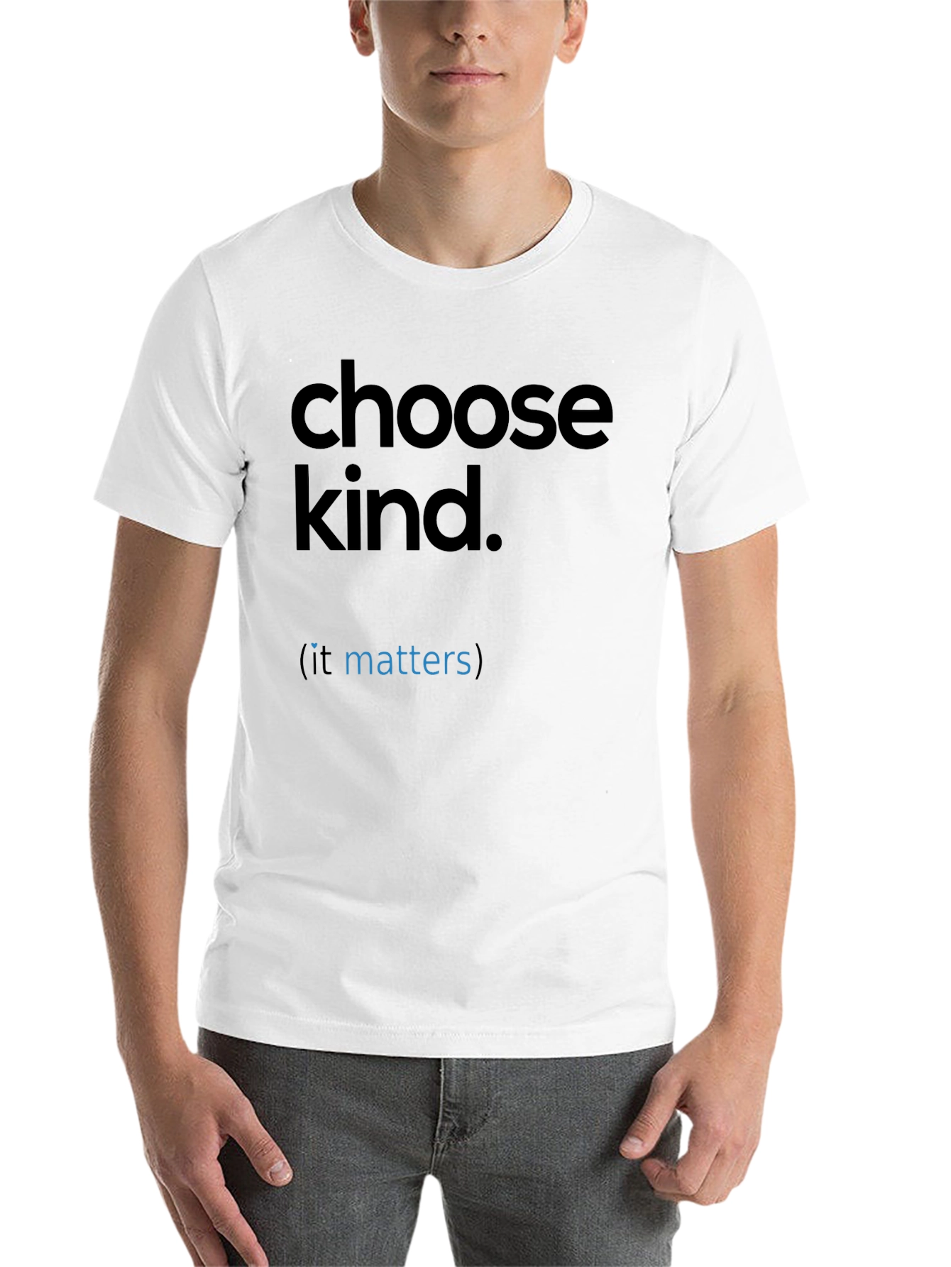 Black Choose Kind T-Shirt - Inspirational Graphic Tee view 14