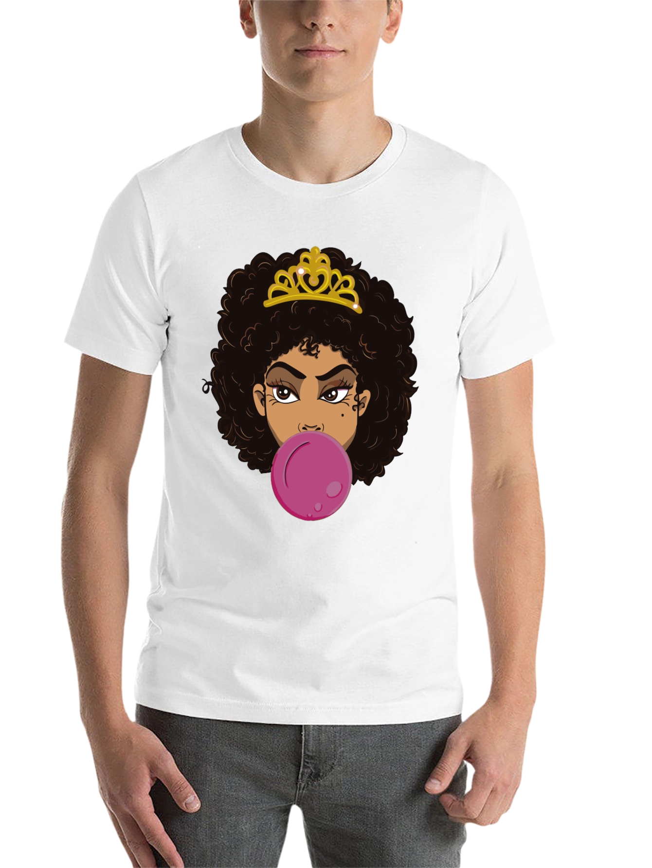 Black Queen Bubble Gum T-Shirt - Black view 14
