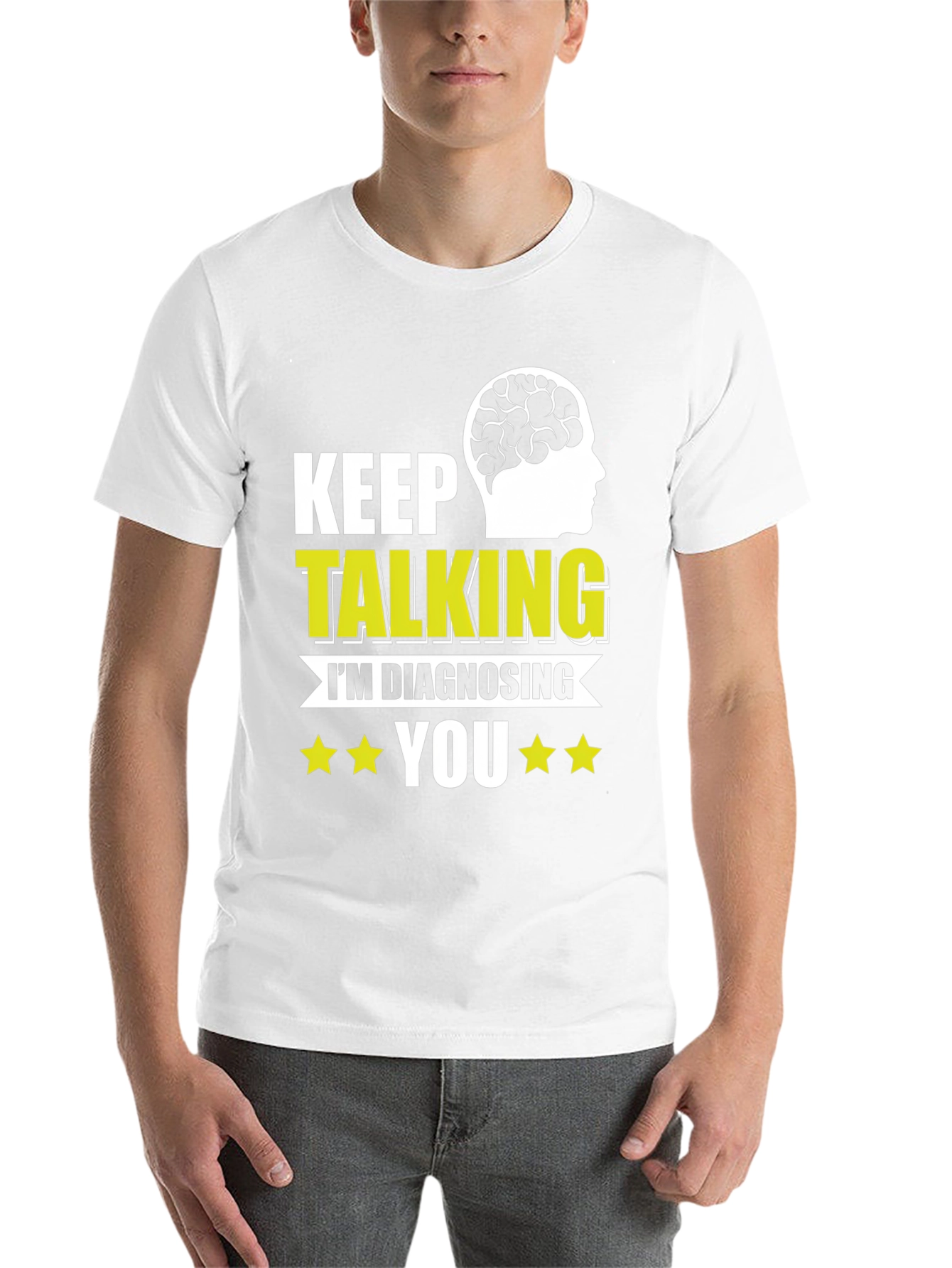 Black Keep Talking I'm Diagnosing You T-Shirt view 14