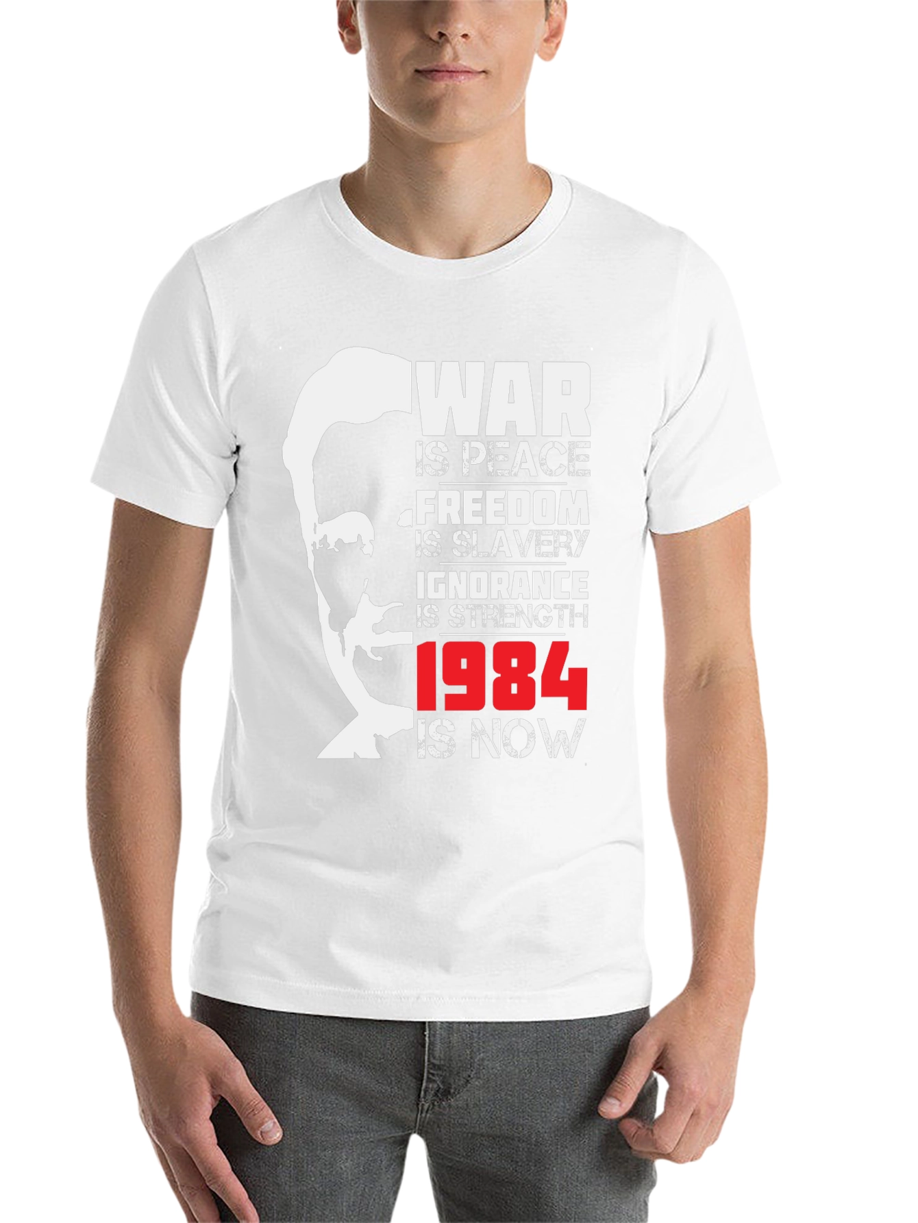 1984 Orwell T-Shirt: War is Peace Freedom is Slavery - 14