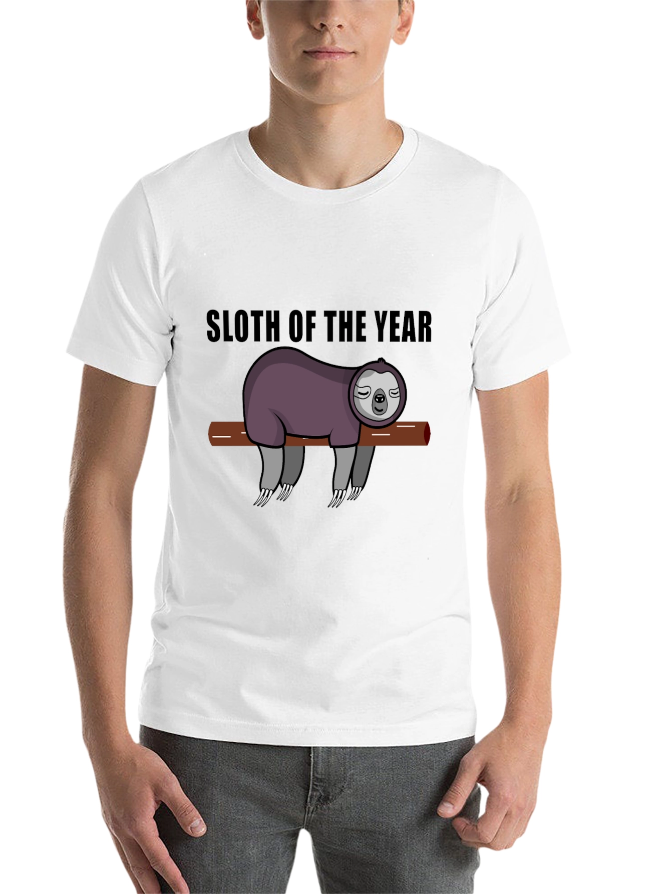 Black Sloth of the Year T-Shirt view 14