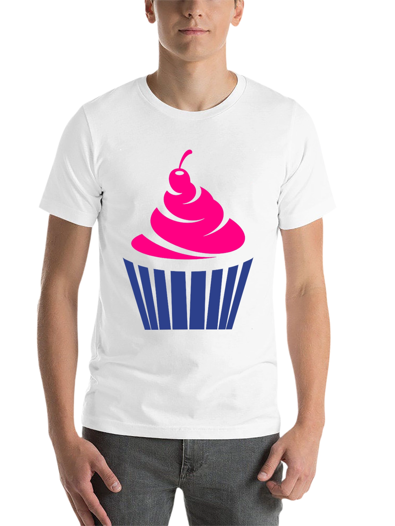 Black Fun Cupcake Graphic Tee - Casual Style view 14