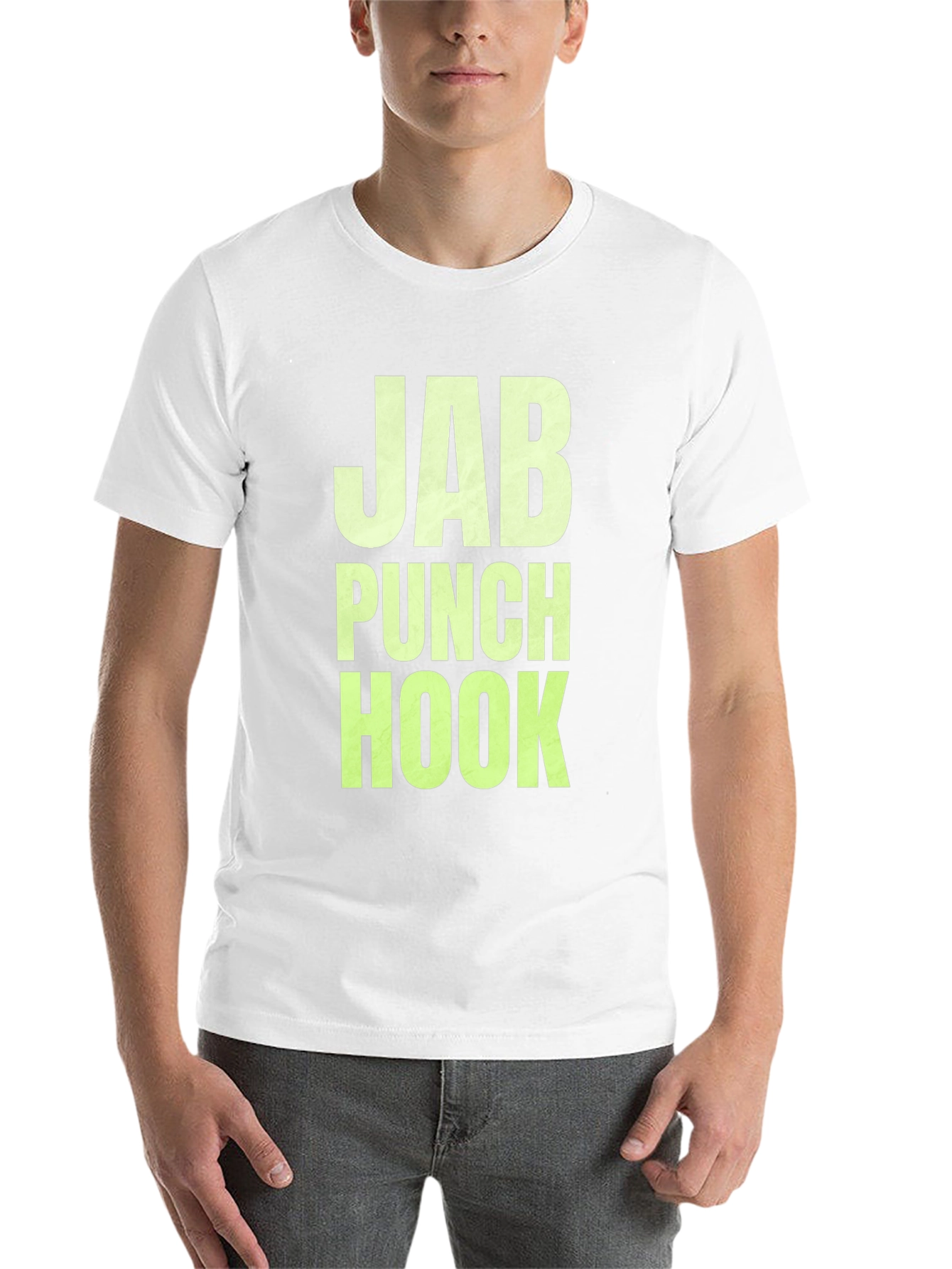 Black Jab Punch Hook Graphic Tee - Boxing MMA view 14